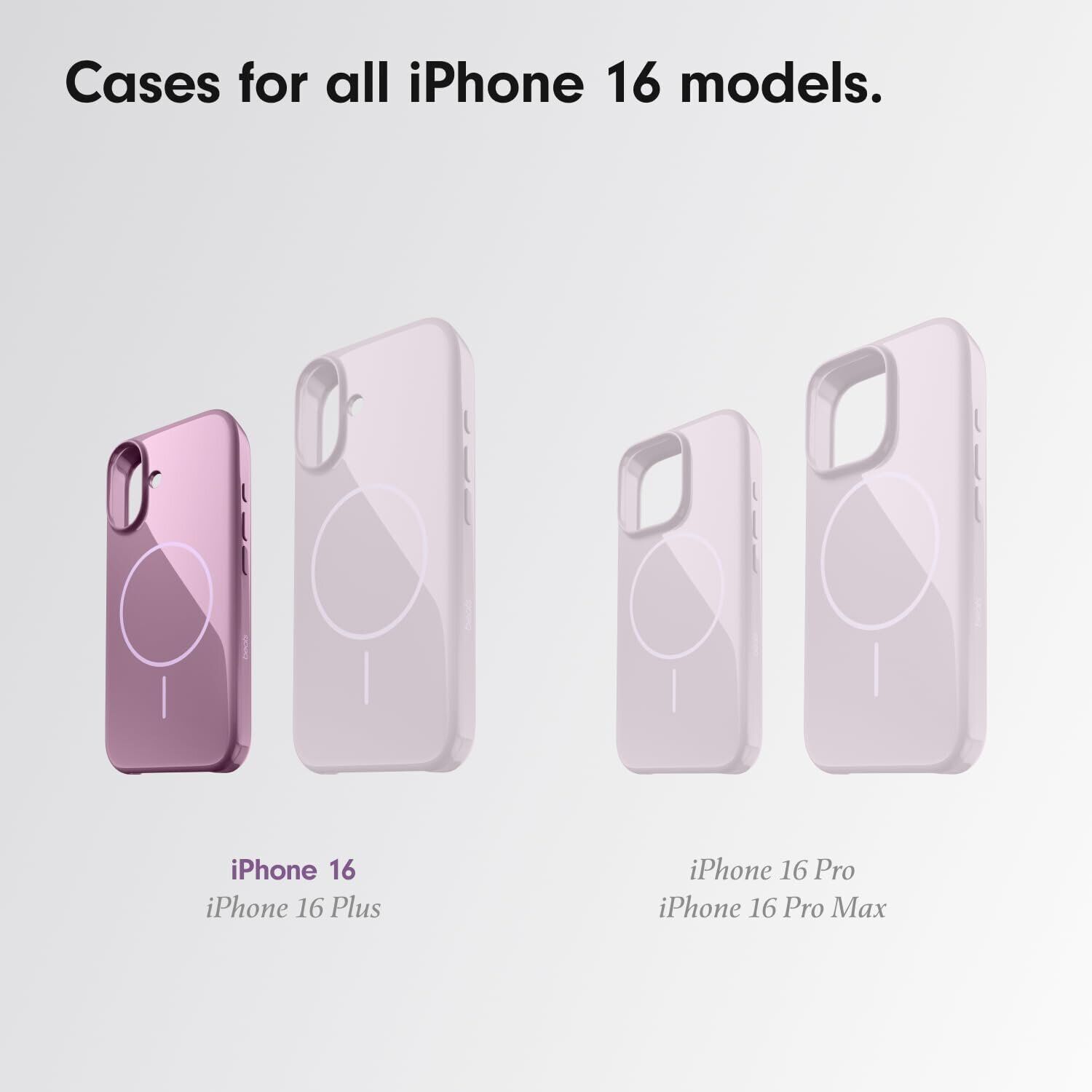 Защитный чехол Beats Case with MagSafe для iPhone 16 (MCFF4) - Sunset / Purple. Фото 6 Защитный чехол Beats Case with MagSafe для iPhone 16 (MCFF4) - Sunset / Purple (366478V). Фото 6 из 10