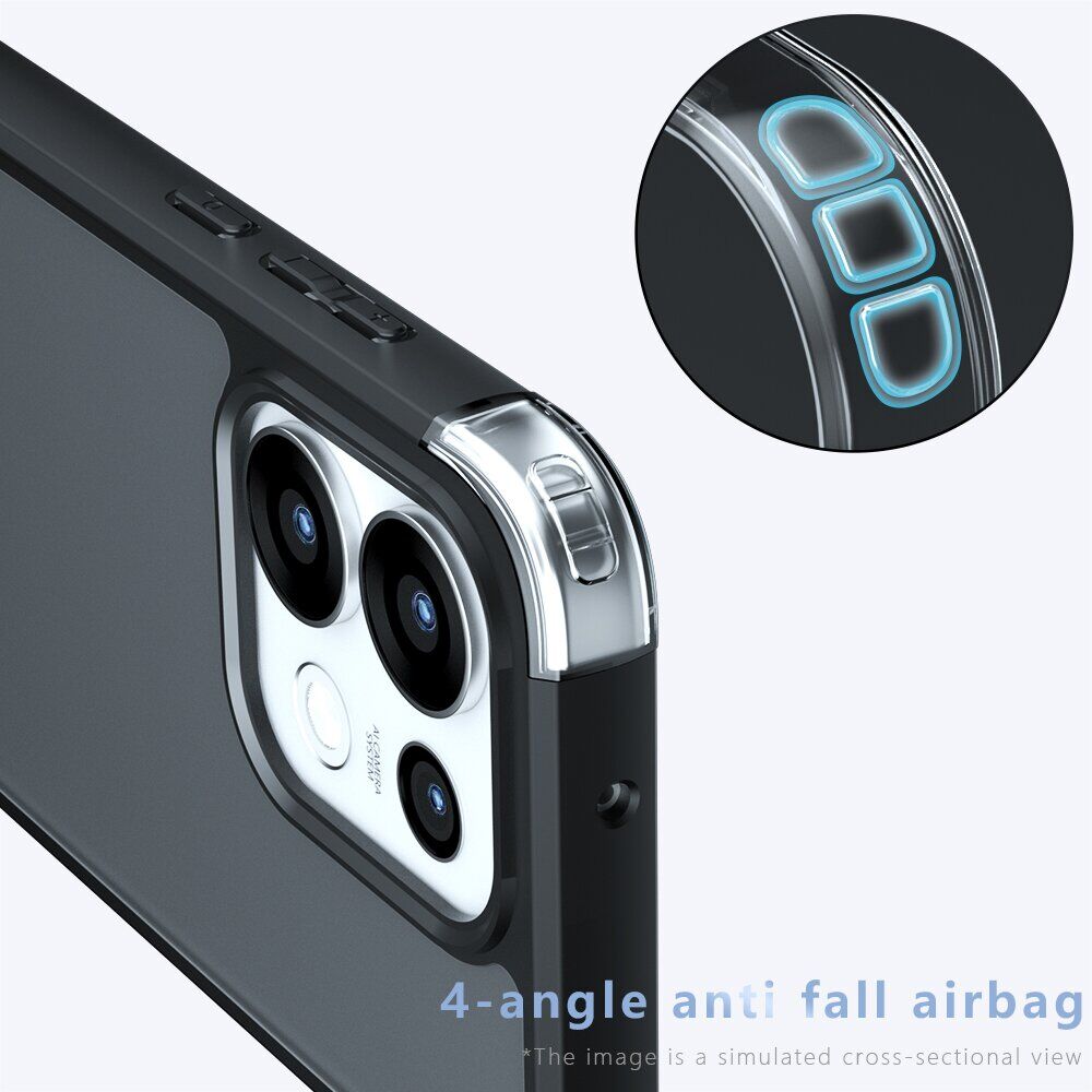 Захисний чохол Deexe Matte Skin для OPPO Reno 16 Pro - Transparent Black. Фото 6 Захисний чохол Deexe Matte Skin для OPPO Reno 16 Pro - Transparent Black (413623TB). Фото 6 з 14