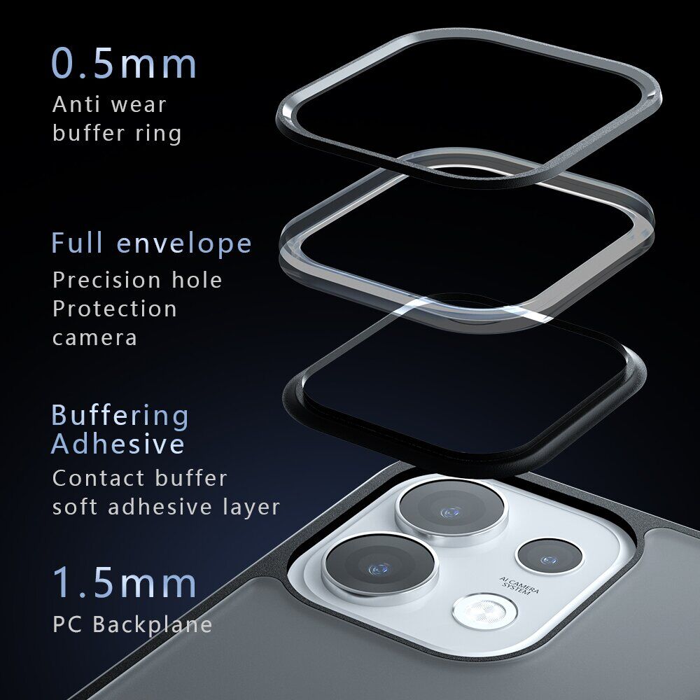 Захисний чохол Deexe Matte Skin для OPPO Reno 16 Pro - Transparent Black. Фото 11 Захисний чохол Deexe Matte Skin для OPPO Reno 16 Pro - Transparent Black (413623TB). Фото 11 з 14