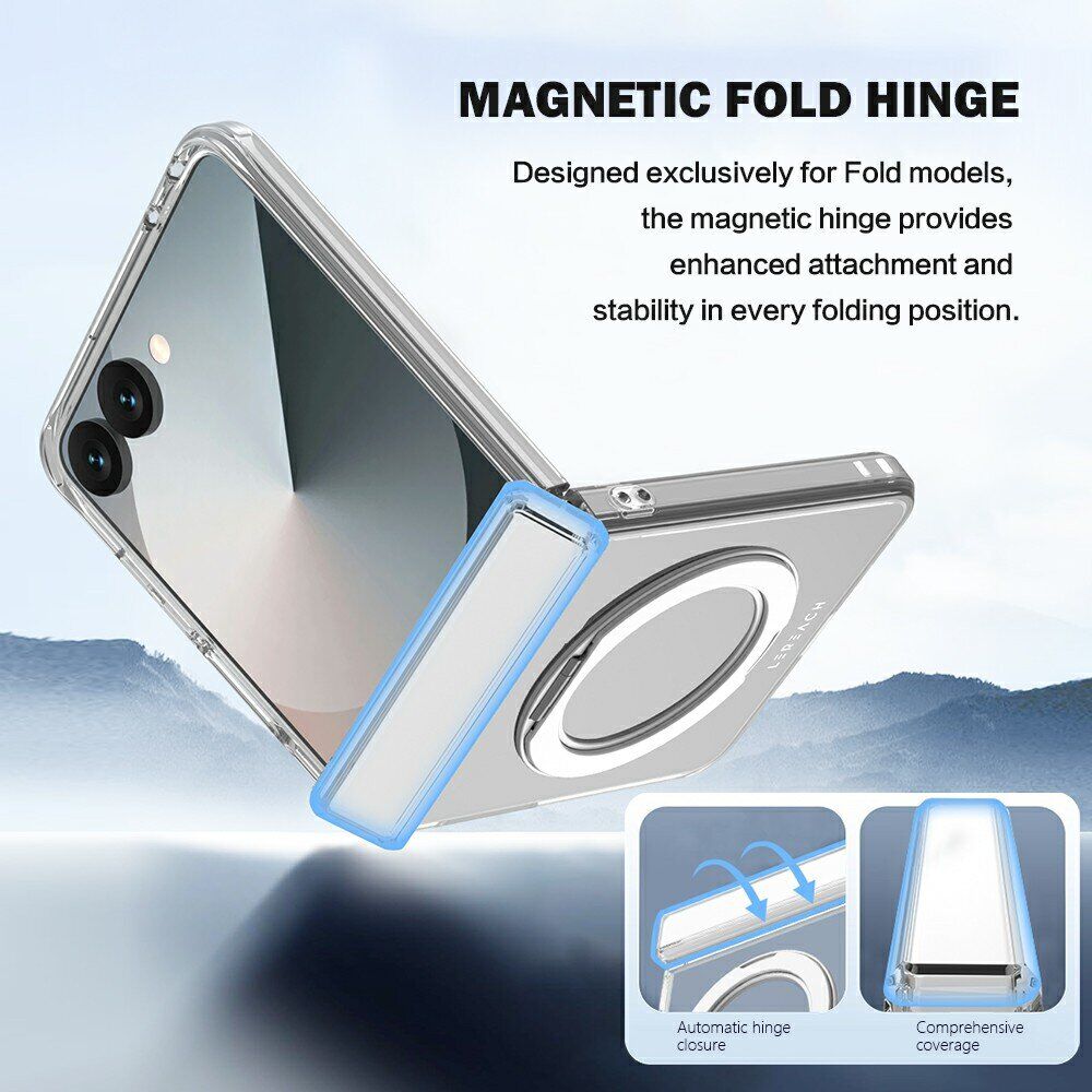 Защитный чехол LEREACH TOC Crystal MagStand для Samsung Galaxy Flip 8 - Transparent. Фото 12 Защитный чехол LEREACH TOC Crystal MagStand для Samsung Galaxy Flip 8 - Transparent (423563T). Фото 12 из 13
