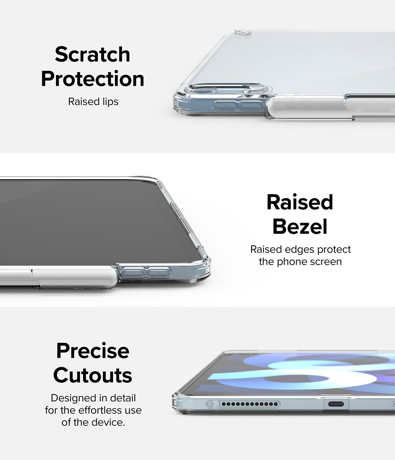Защитный чехол Ringke T Fusion для iPad Air 11 M4/M3/M2 (2026/2025/2024) / Air 4 / 5 10.9 (2020/2022) 8809758106994 - Clear. Фото 7 Защитный чехол Ringke T Fusion для iPad Air 11 M4/M3/M2 (2026/2025/2024) / Air 4 / 5 10.9 (2020/2022) 8809758106994 - Clear (359221C). Фото 7 из 11