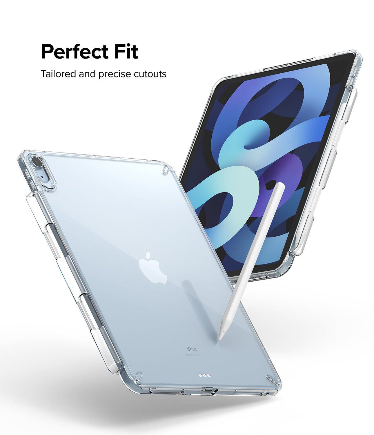 Защитный чехол Ringke T Fusion для iPad Air 11 M4/M3/M2 (2026/2025/2024) / Air 4 / 5 10.9 (2020/2022) 8809758106994 - Clear. Фото 4 Защитный чехол Ringke T Fusion для iPad Air 11 M4/M3/M2 (2026/2025/2024) / Air 4 / 5 10.9 (2020/2022) 8809758106994 - Clear (359221C). Фото 4 из 11