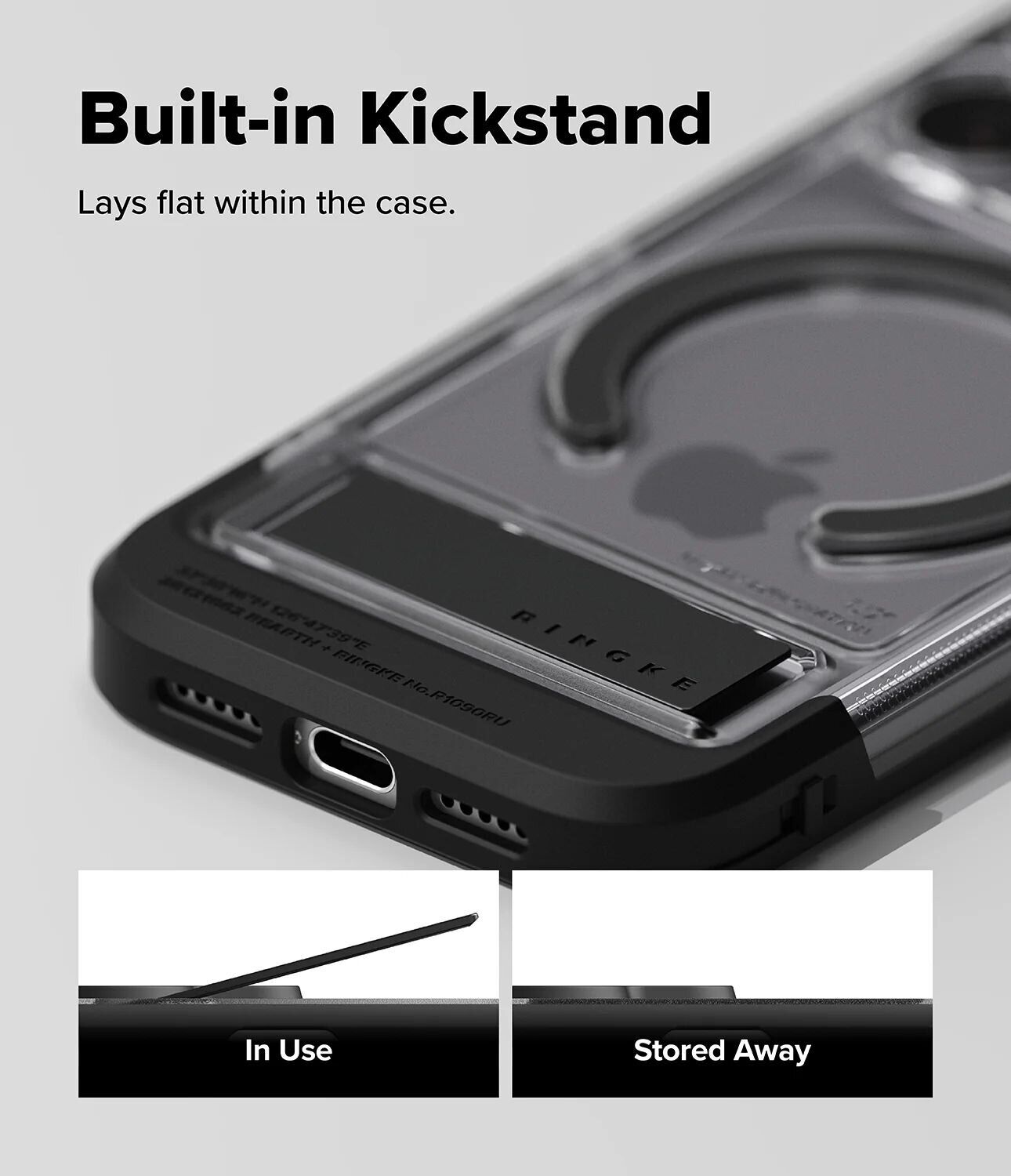 Защитный чехол Ringke UX Magnetic для iPhone 18 Pro (8800380463417) - Matte Black. Фото 6 Защитный чехол Ringke UX Magnetic для iPhone 18 Pro (8800380463417) - Matte Black (423779MB). Фото 6 из 18