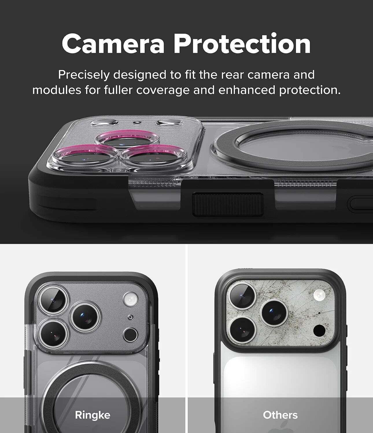 Защитный чехол Ringke UX Magnetic для iPhone 18 Pro (8800380463417) - Matte Black. Фото 12 Защитный чехол Ringke UX Magnetic для iPhone 18 Pro (8800380463417) - Matte Black (423779MB). Фото 12 из 18