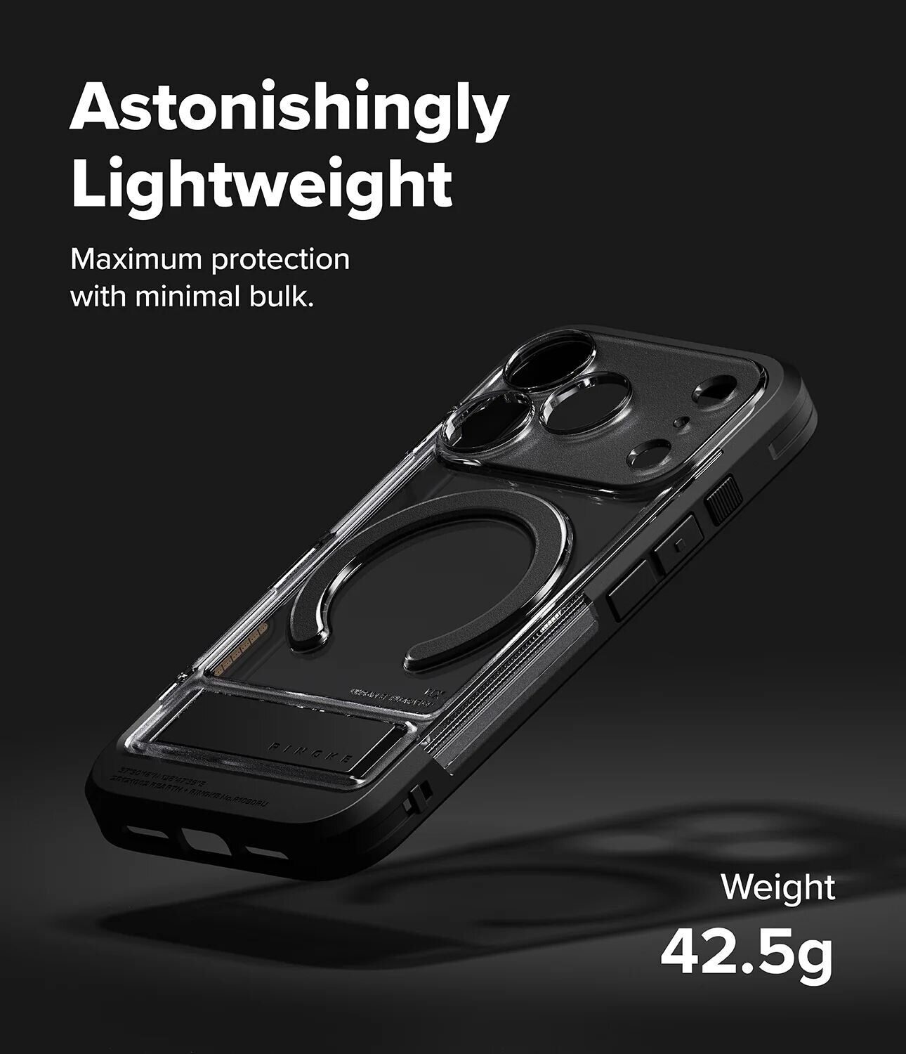 Защитный чехол Ringke UX Magnetic для iPhone 18 Pro (8800380463417) - Matte Black. Фото 7 Защитный чехол Ringke UX Magnetic для iPhone 18 Pro (8800380463417) - Matte Black (423779MB). Фото 7 из 18