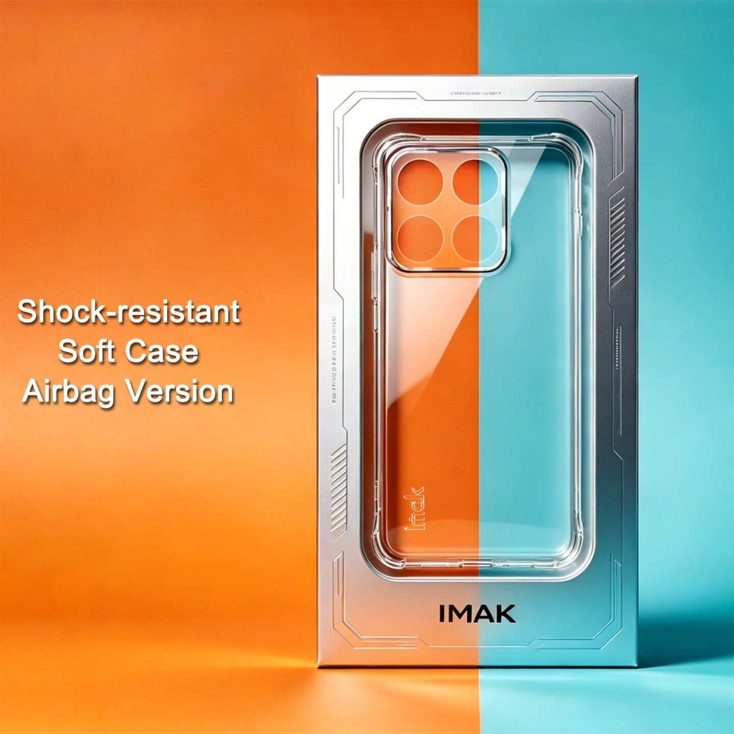 Чехол с усиленными углами IMAK Airbag MAX Case для Motorola Edge 70 Max - Transparent. Фото 3 Чехол с усиленными углами IMAK Airbag MAX Case для Motorola Edge 70 Max - Transparent (435519T). Фото 3 из 9