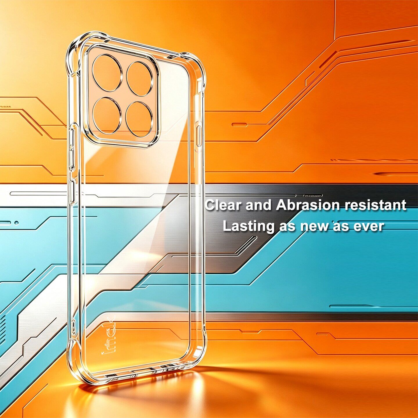 Чехол с усиленными углами IMAK Airbag MAX Case для Motorola Edge 70 Max - Transparent. Фото 4 Чехол с усиленными углами IMAK Airbag MAX Case для Motorola Edge 70 Max - Transparent (435519T). Фото 4 из 9