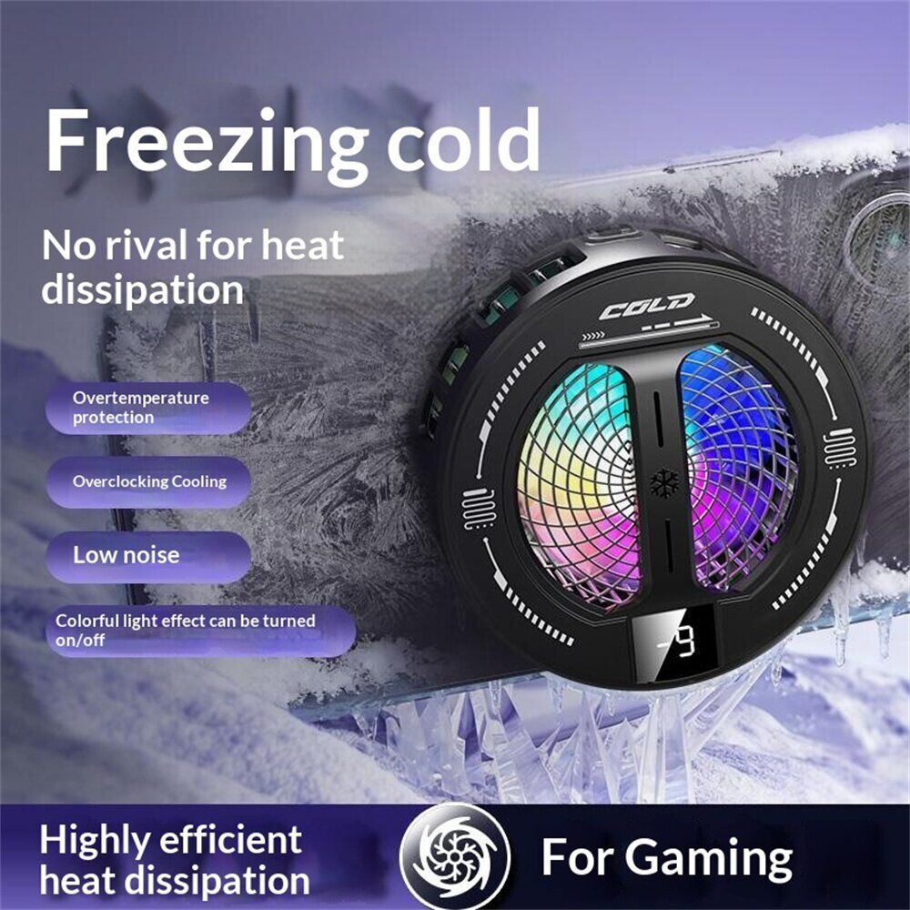 Кулер-вентилятор для смартфона Reframe K36 Gaming Cooler - Black. Фото 5 Кулер-вентилятор для смартфона Reframe K36 Gaming Cooler - Black (222141B). Фото 5 из 10