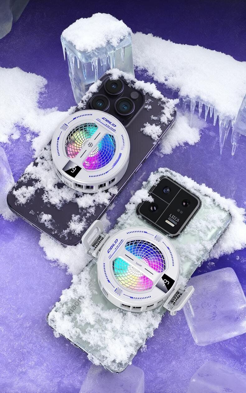 Кулер-вентилятор для смартфона Reframe K36 Gaming Cooler - Black. Фото 3 Кулер-вентилятор для смартфона Reframe K36 Gaming Cooler - Black (222141B). Фото 3 из 10
