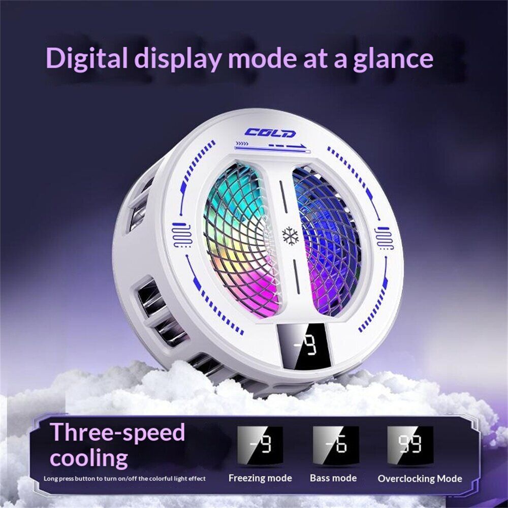 Кулер-вентилятор для смартфона Reframe K36 Gaming Cooler - Black. Фото 8 Кулер-вентилятор для смартфона Reframe K36 Gaming Cooler - Black (222141B). Фото 8 из 10