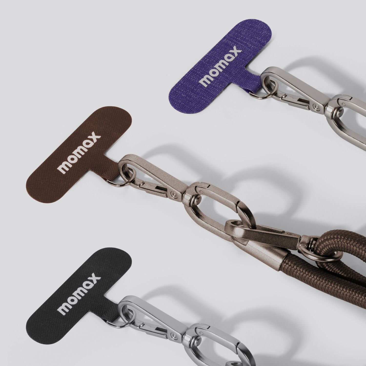 Ремешок для смартфона MOMAX Cord - Black. Фото 10 Ремешок для смартфона MOMAX Cord - Black (983022B). Фото 10 из 11