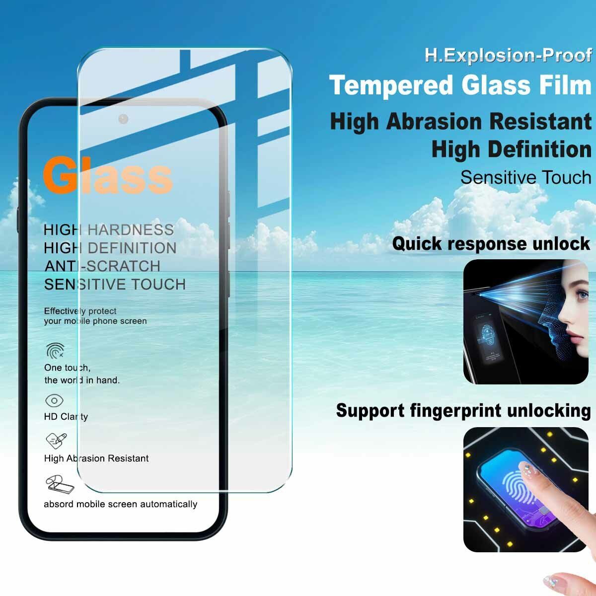 Защитное стекло IMAK H Screen Guard для Nothing Phone (4a). Фото 2 Защитное стекло IMAK H Screen Guard для Nothing Phone (4a) (411321). Фото 2 из 9