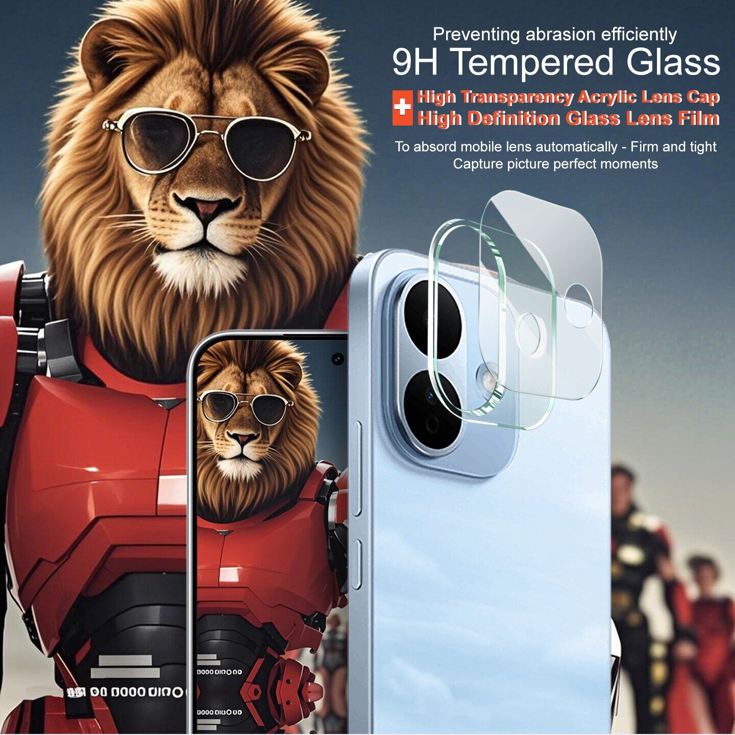 Захисне скло на камеру IMAK Integrated Lens Protector для Xiaomi Redmi Note 17 Pro. Фото 4 Захисне скло на камеру IMAK Integrated Lens Protector для Xiaomi Redmi Note 17 Pro (429515). Фото 4 з 8