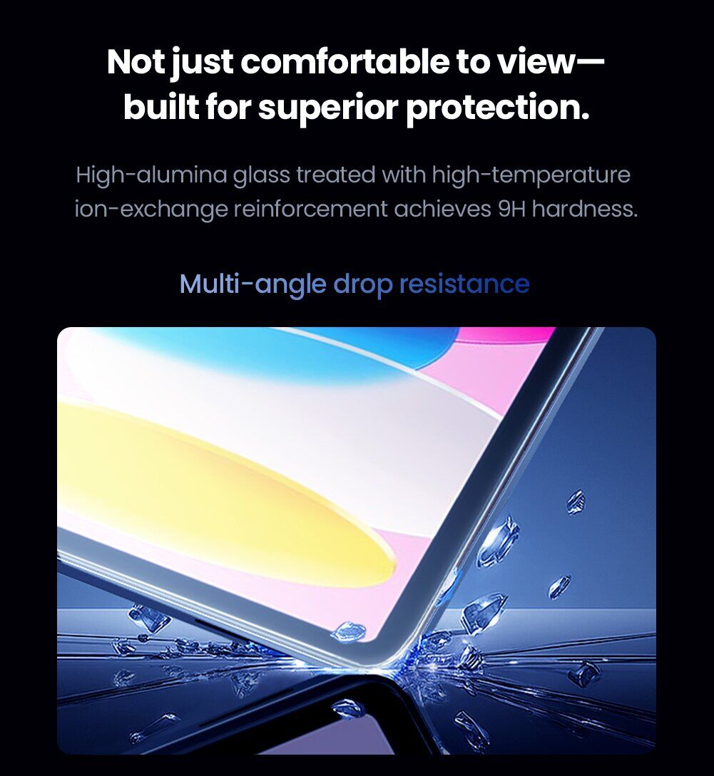 Защитное стекло NILLKIN Amazing H+ Pro (FT) для iPad 10.9 (2022) / iPad 11 (2025). Фото 13 Защитное стекло NILLKIN Amazing H+ Pro (FT) для iPad 10.9 (2022) / iPad 11 (2025) (306481). Фото 13 из 22