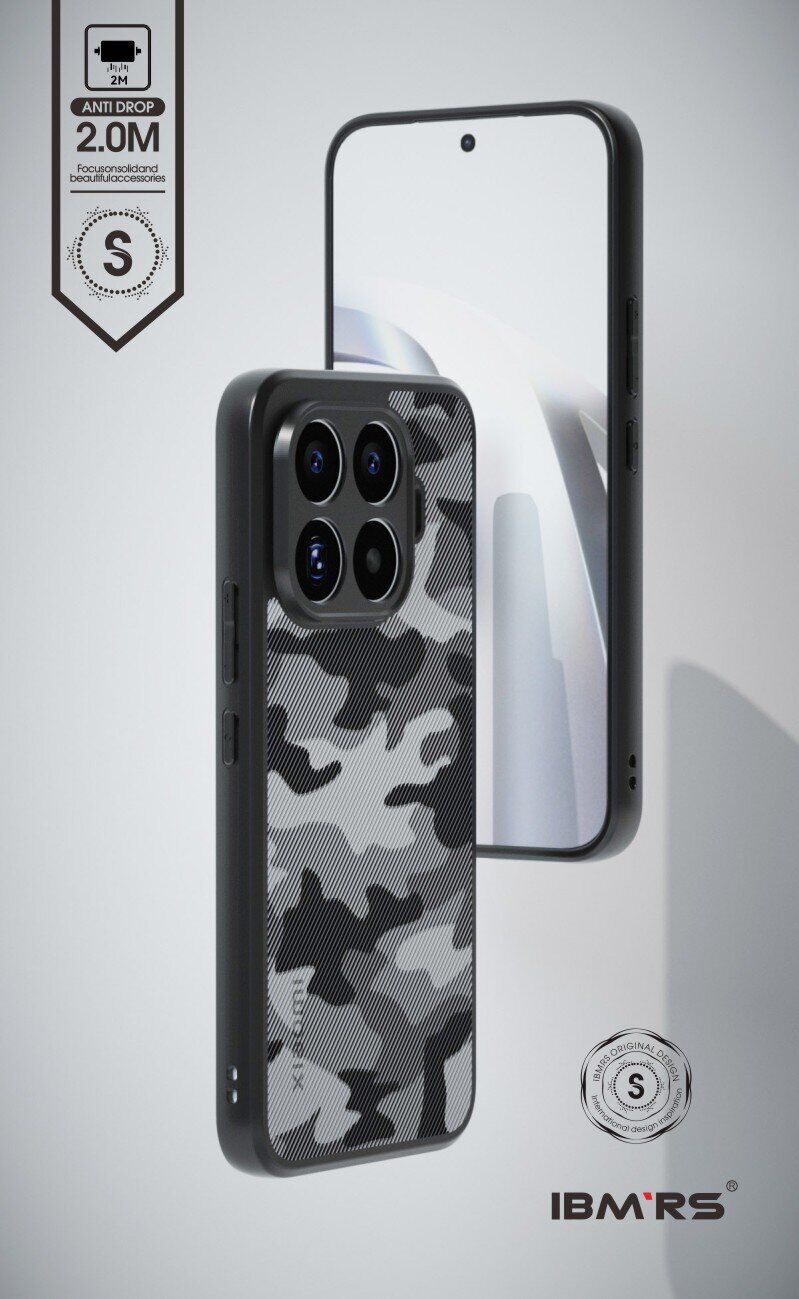 Захисний чохол IBMRS Military для Xiaomi 17T Pro - Artistic Camouflage. Фото 2 Захисний чохол IBMRS Military для Xiaomi 17T Pro - Artistic Camouflage (422327A). Фото 2 з 7