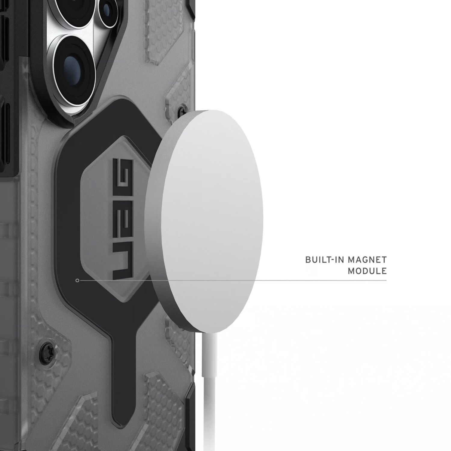 Защитный чехол URBAN ARMOR GEAR Pathfinder Clear Pro для Samsung Galaxy S26 Ultra (S948) 214526113140 - Ash / Black. Фото 6 Защитный чехол URBAN ARMOR GEAR Pathfinder Clear Pro для Samsung Galaxy S26 Ultra (S948) 214526113140 - Ash / Black (408571B). Фото 6 из 14