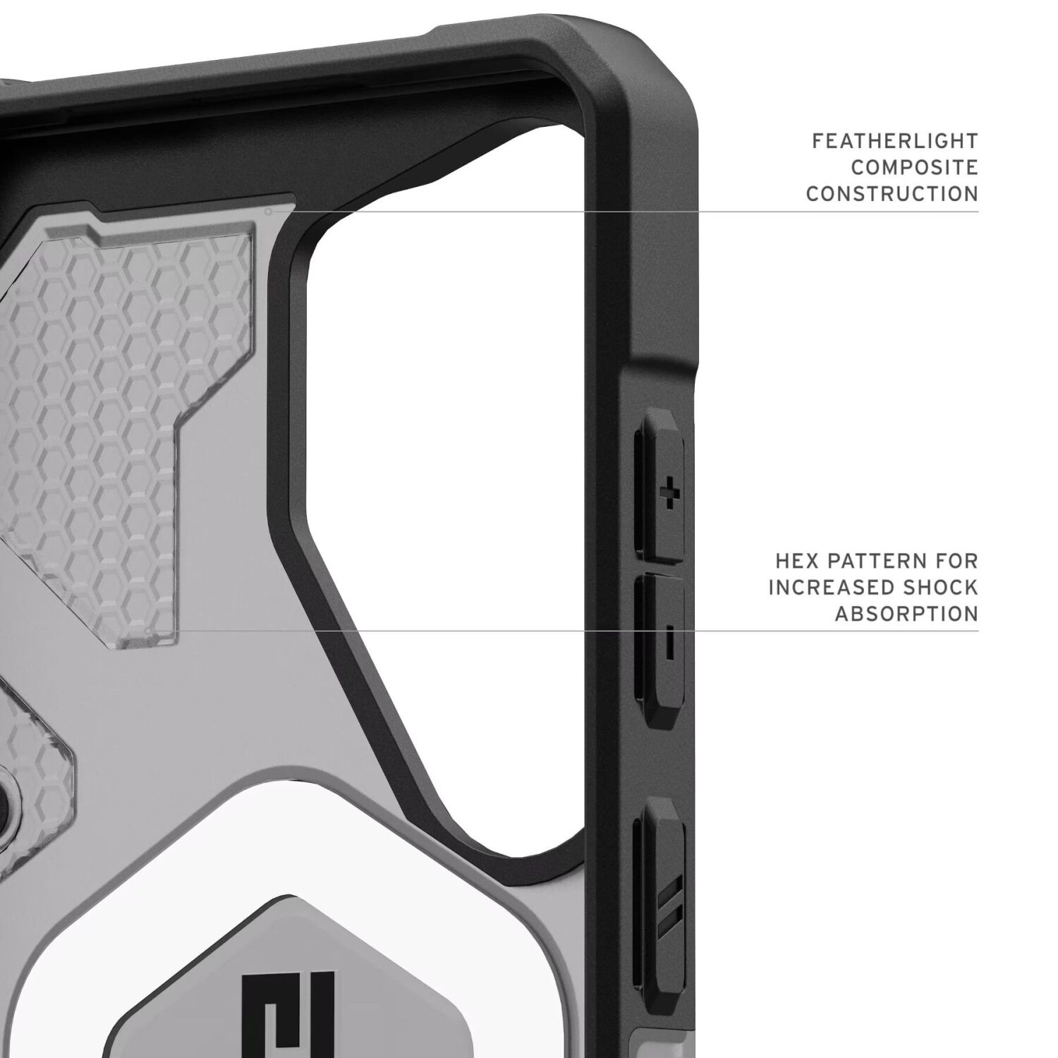 Защитный чехол URBAN ARMOR GEAR Pathfinder Clear Pro для Samsung Galaxy S26 Ultra (S948) 214526113140 - Ash / Black. Фото 10 Защитный чехол URBAN ARMOR GEAR Pathfinder Clear Pro для Samsung Galaxy S26 Ultra (S948) 214526113140 - Ash / Black (408571B). Фото 10 из 14