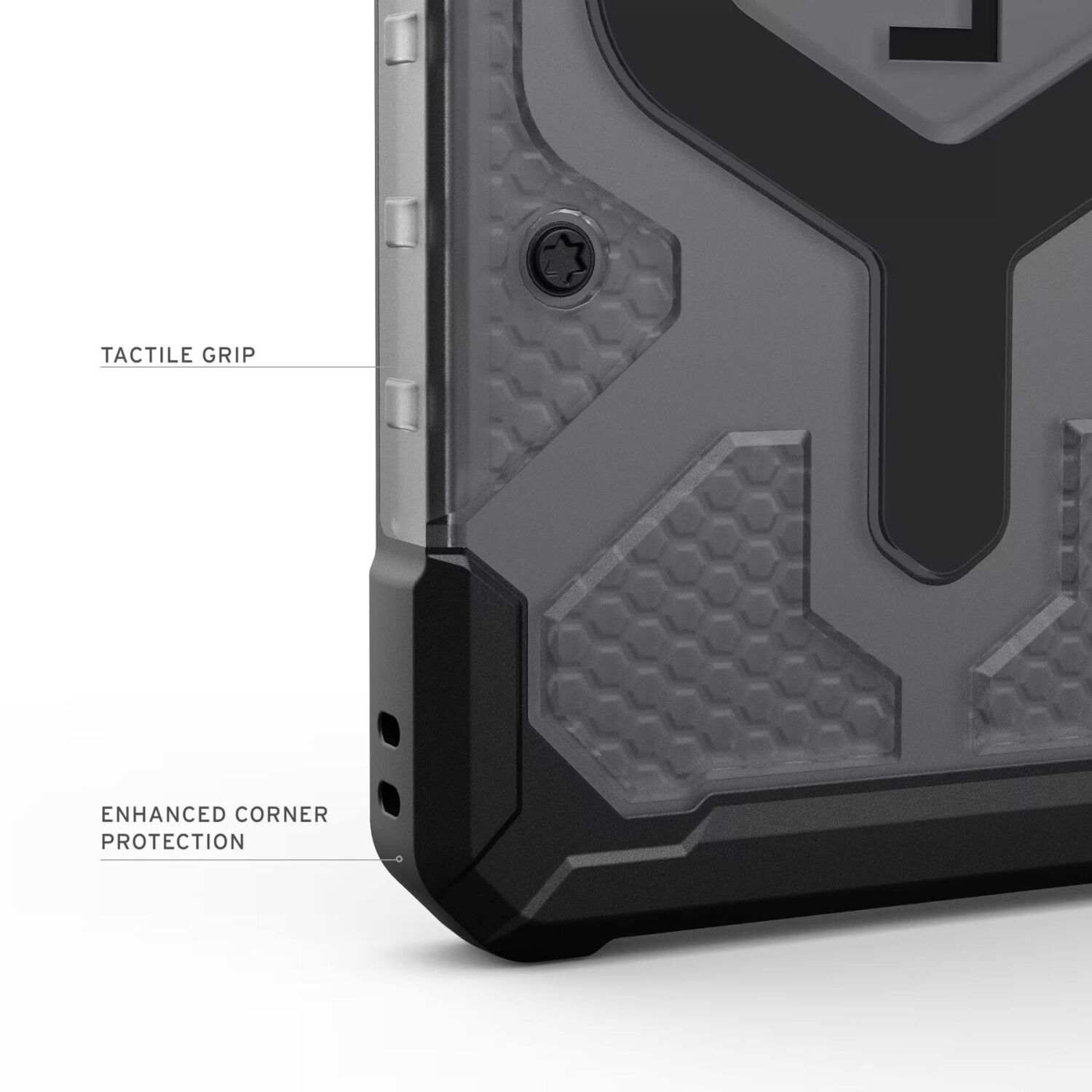 Защитный чехол URBAN ARMOR GEAR Pathfinder Clear Pro для Samsung Galaxy S26 Ultra (S948) 214526113140 - Ash / Black. Фото 8 Защитный чехол URBAN ARMOR GEAR Pathfinder Clear Pro для Samsung Galaxy S26 Ultra (S948) 214526113140 - Ash / Black (408571B). Фото 8 из 14