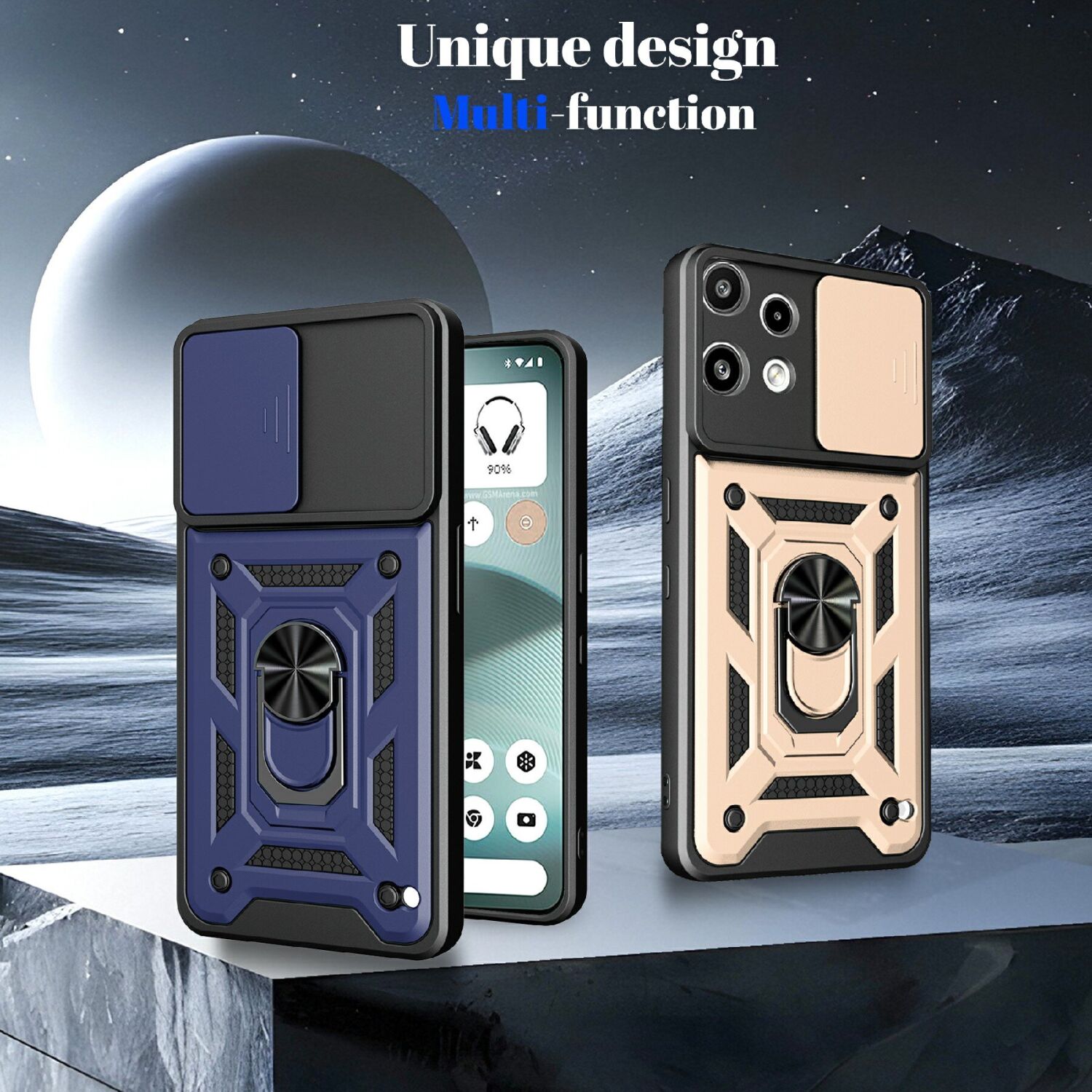 Чохол із захистом камери Deexe Armor Shield для Nothing Phone (3a) Lite - Black. Фото 8 Чохол із захистом камери Deexe Armor Shield для Nothing Phone (3a) Lite - Black (405427B). Фото 8 з 9
