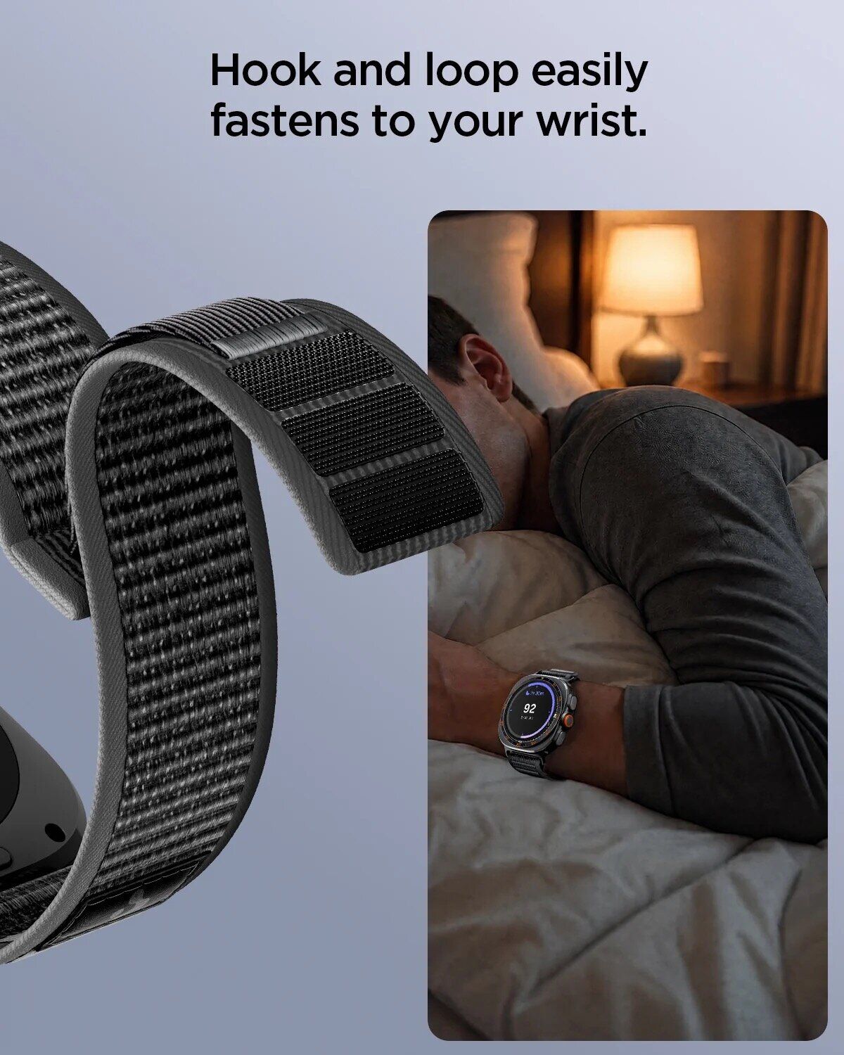 Ремешок Spigen Athlex Air для Samsung Galaxy Watch Ultra 2 / Ultra / Ultra (2025) AMP11614 - Black / Grey. Фото 12 Ремешок Spigen Athlex Air для Samsung Galaxy Watch Ultra 2 / Ultra / Ultra (2025) AMP11614 - Black / Grey (427009BH). Фото 12 из 14