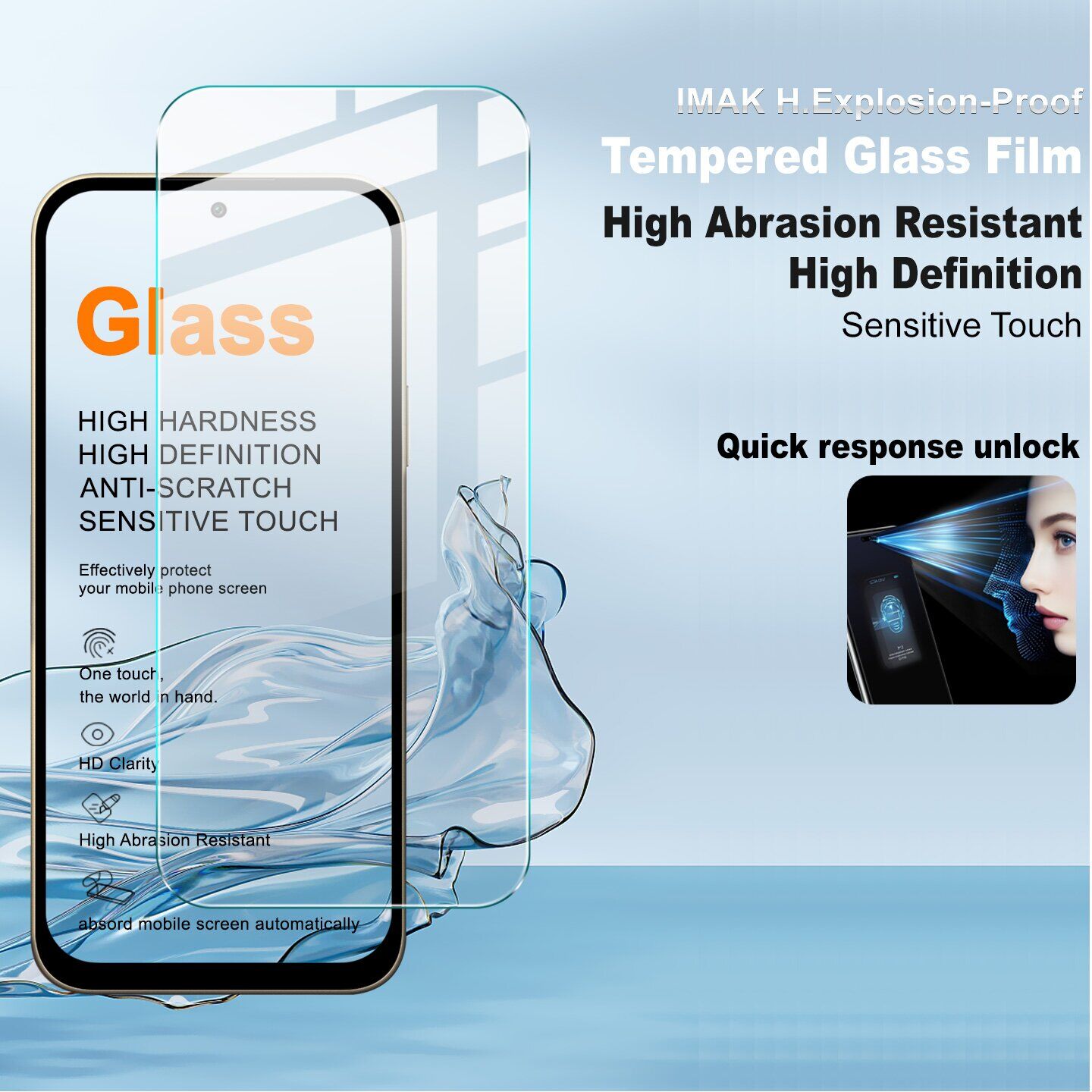 Защитное стекло IMAK H Screen Guard для Xiaomi Redmi 17. Фото 3 Защитное стекло IMAK H Screen Guard для Xiaomi Redmi 17 (429037). Фото 3 из 10