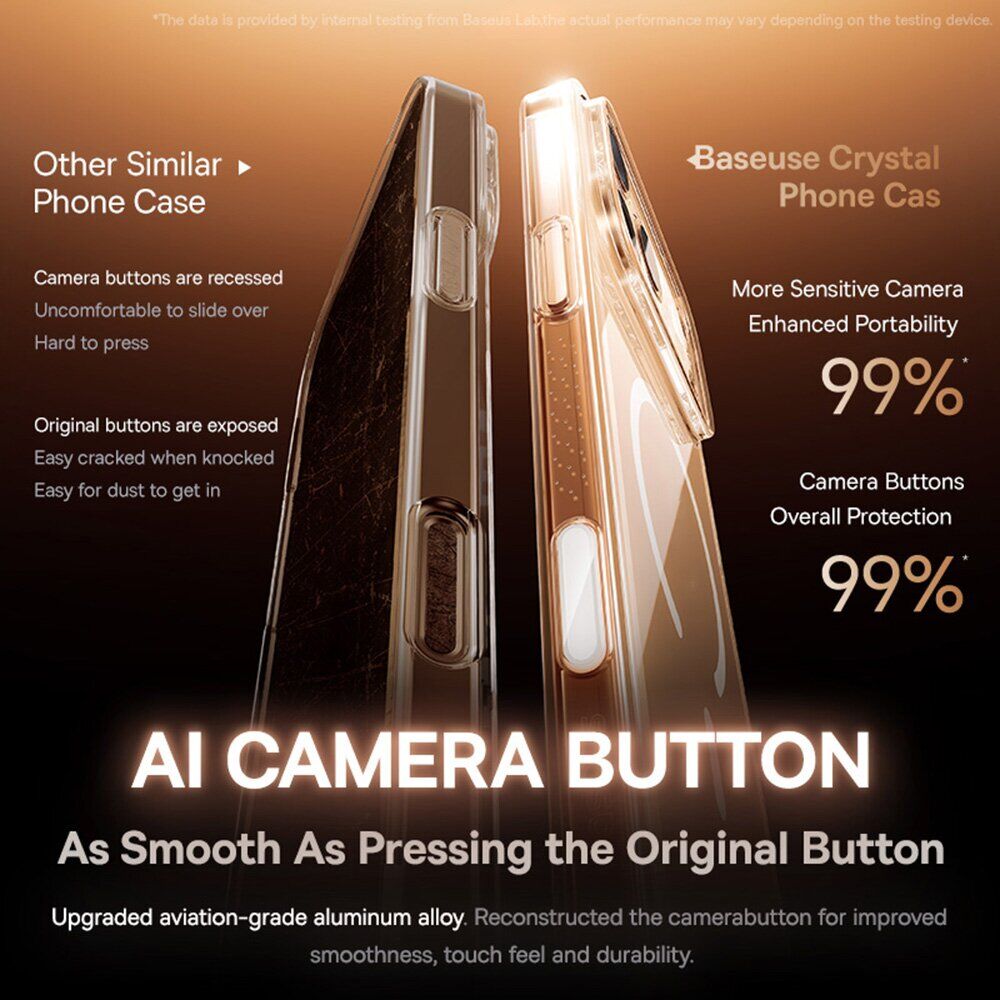 Захисний чохол BASEUS Crystal Magnetic Phone Case для Apple iPhone 17 Pro - Transparent. Фото 7 Захисний чохол BASEUS Crystal Magnetic Phone Case для Apple iPhone 17 Pro - Transparent (422712T). Фото 7 з 11