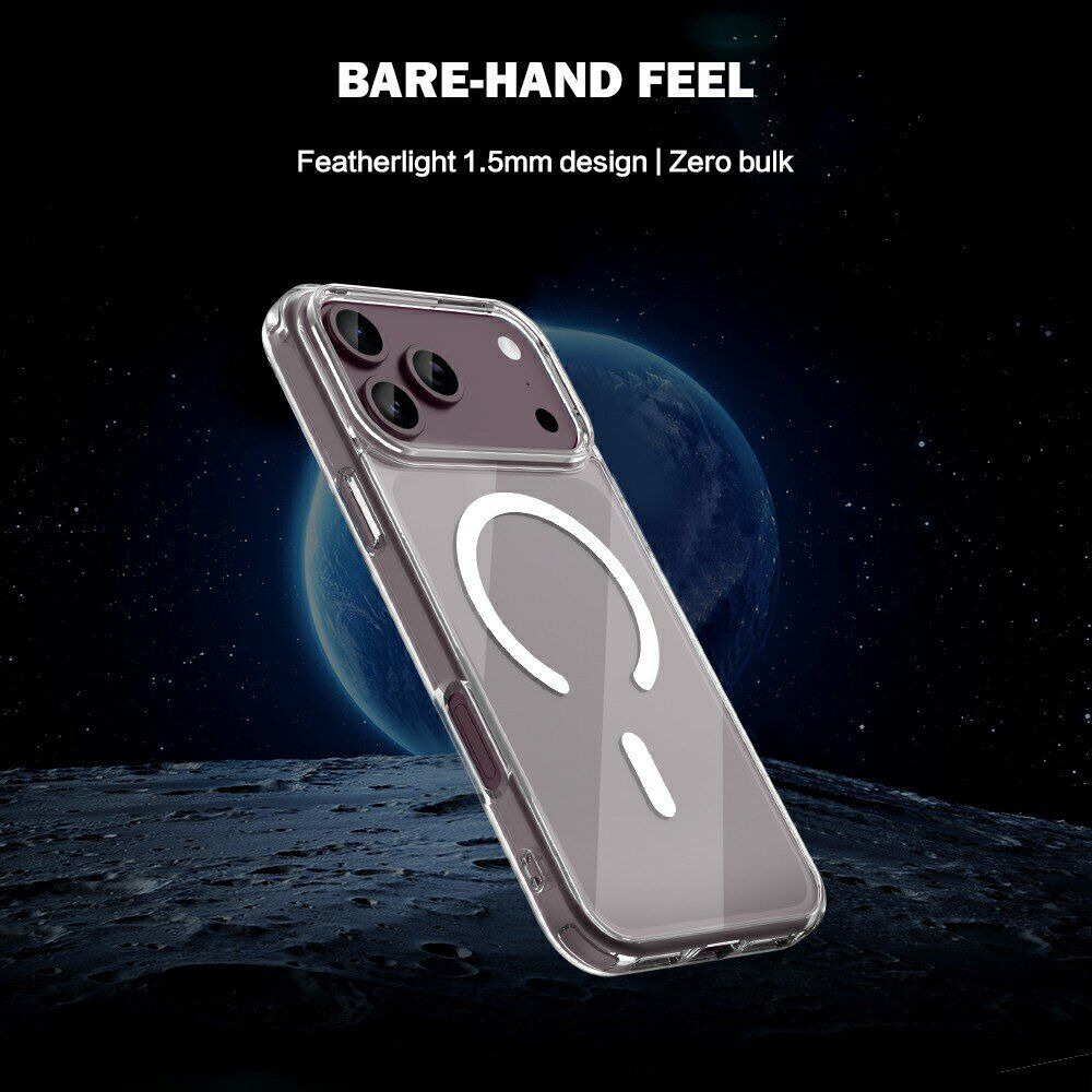 Захисний чохол LEREACH TOC Crystal Magnetic для iPhone 18 Pro Max / 17 Pro Max - Transparent. Фото 13 Захисний чохол LEREACH TOC Crystal Magnetic для iPhone 18 Pro Max / 17 Pro Max - Transparent (423855T). Фото 13 з 14