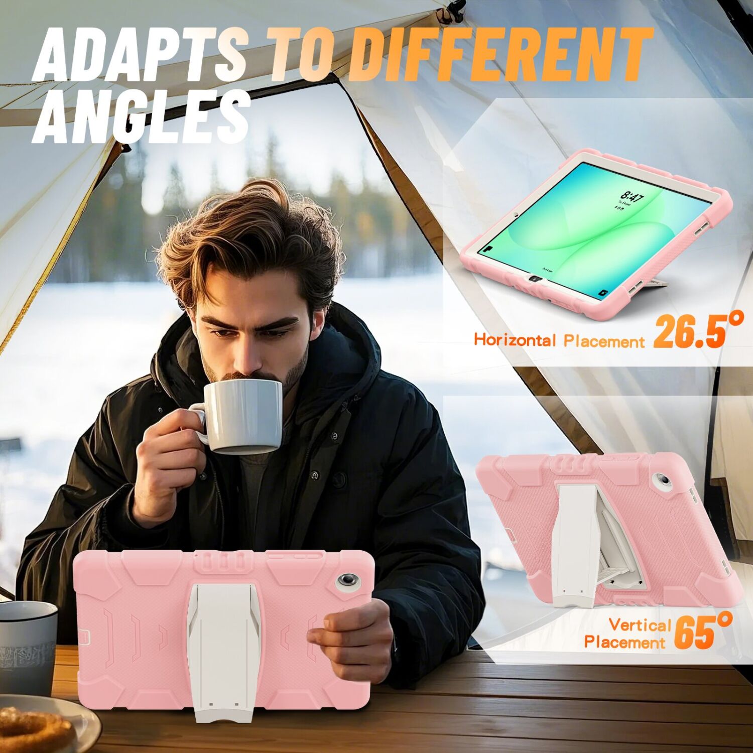 Защитный чехол Reframe Hybrid Armor для Samsung Galaxy Tab A11 Plus (X230/236) - Mint Green. Фото 7 Защитный чехол Reframe Hybrid Armor для Samsung Galaxy Tab A11 Plus (X230/236) - Mint Green (401622MG). Фото 7 из 9