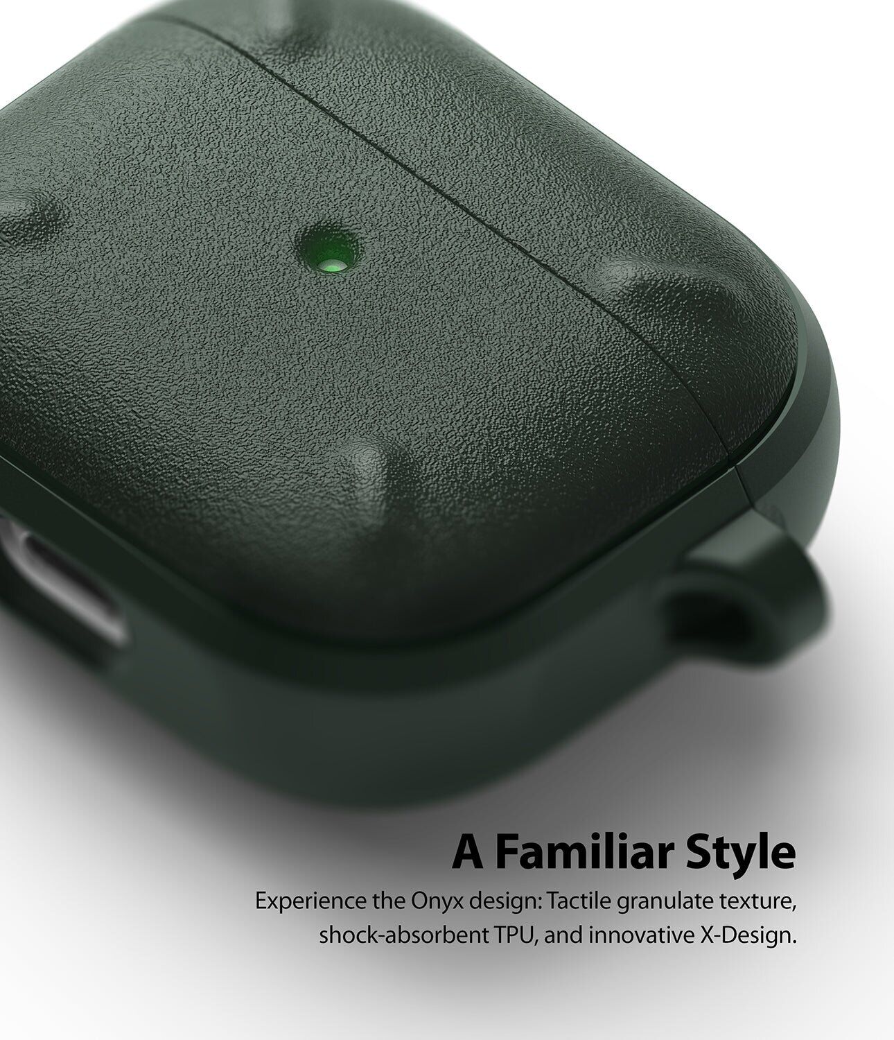 Захисний чохол Ringke Onyx (FH) для AirPods 3 (8809785458585) - Dark Green. Фото 6 Захисний чохол Ringke Onyx (FH) для AirPods 3 (8809785458585) - Dark Green (287254DG). Фото 6 з 13