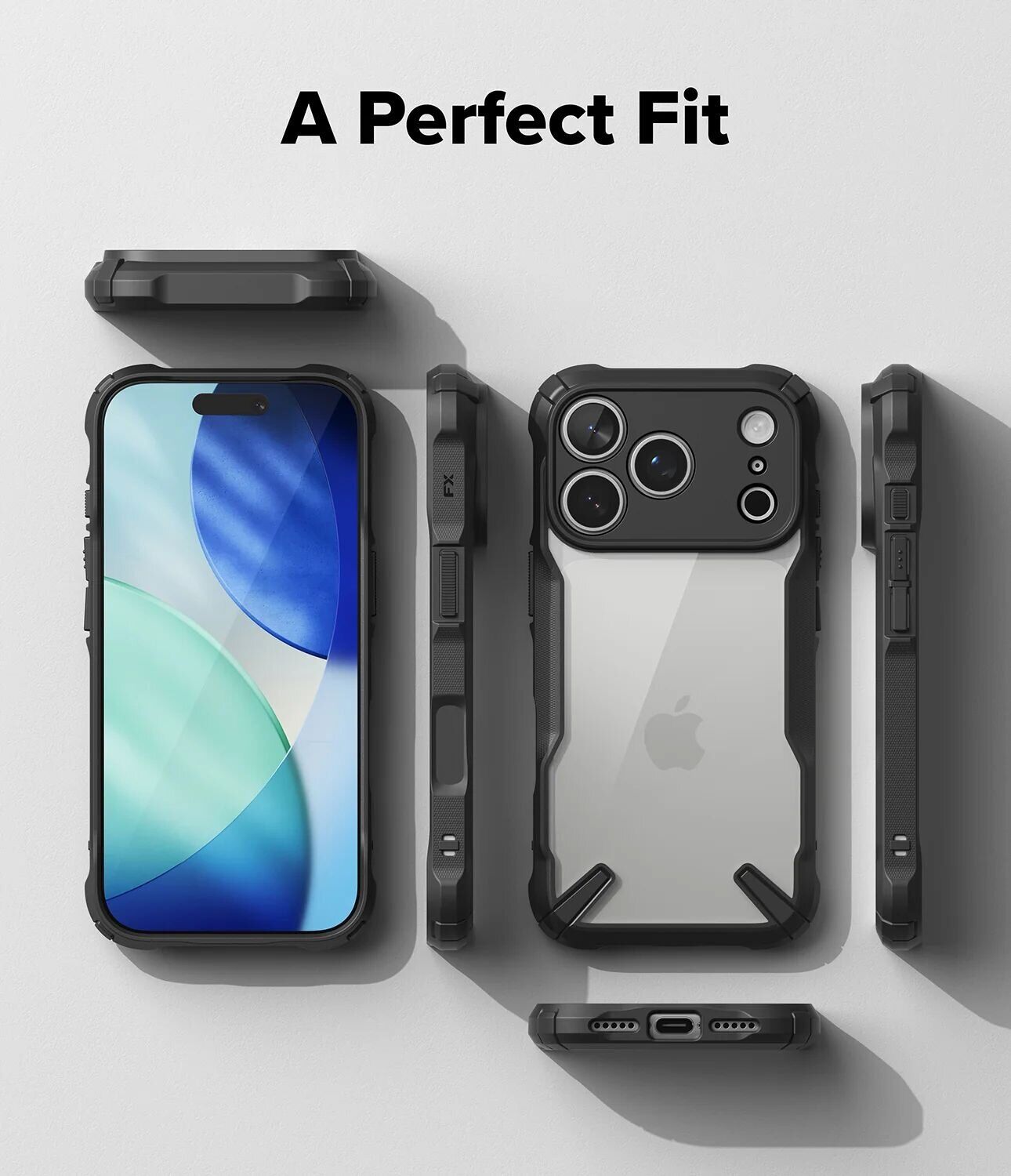 Защитный чехол Ringke Fusion X для iPhone 18 Pro Max (8800380461697) - Black. Фото 14 Защитный чехол Ringke Fusion X для iPhone 18 Pro Max (8800380461697) - Black (423982B). Фото 14 из 20