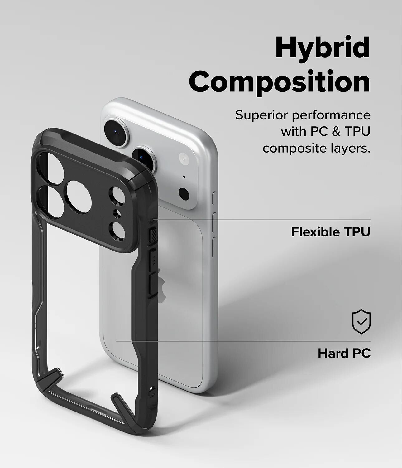 Защитный чехол Ringke Fusion X для iPhone 18 Pro Max (8800380461697) - Black. Фото 13 Защитный чехол Ringke Fusion X для iPhone 18 Pro Max (8800380461697) - Black (423982B). Фото 13 из 20