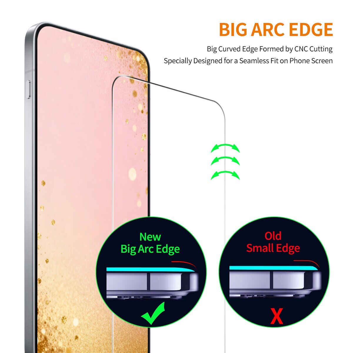 Защитное стекло ENKAY 0.26mm 9H для OPPO Reno 16 / 16 Pro. Фото 4 Защитное стекло ENKAY 0.26mm 9H для OPPO Reno 16 / 16 Pro (413225). Фото 4 из 6