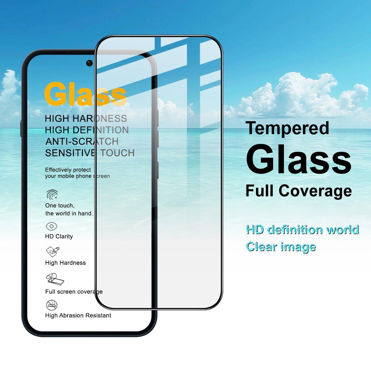 Защитное стекло IMAK 5D Pro+ Full Glue для Nothing Phone (4a) - Black. Фото 9 Защитное стекло IMAK 5D Pro+ Full Glue для Nothing Phone (4a) - Black (411322B). Фото 9 из 10