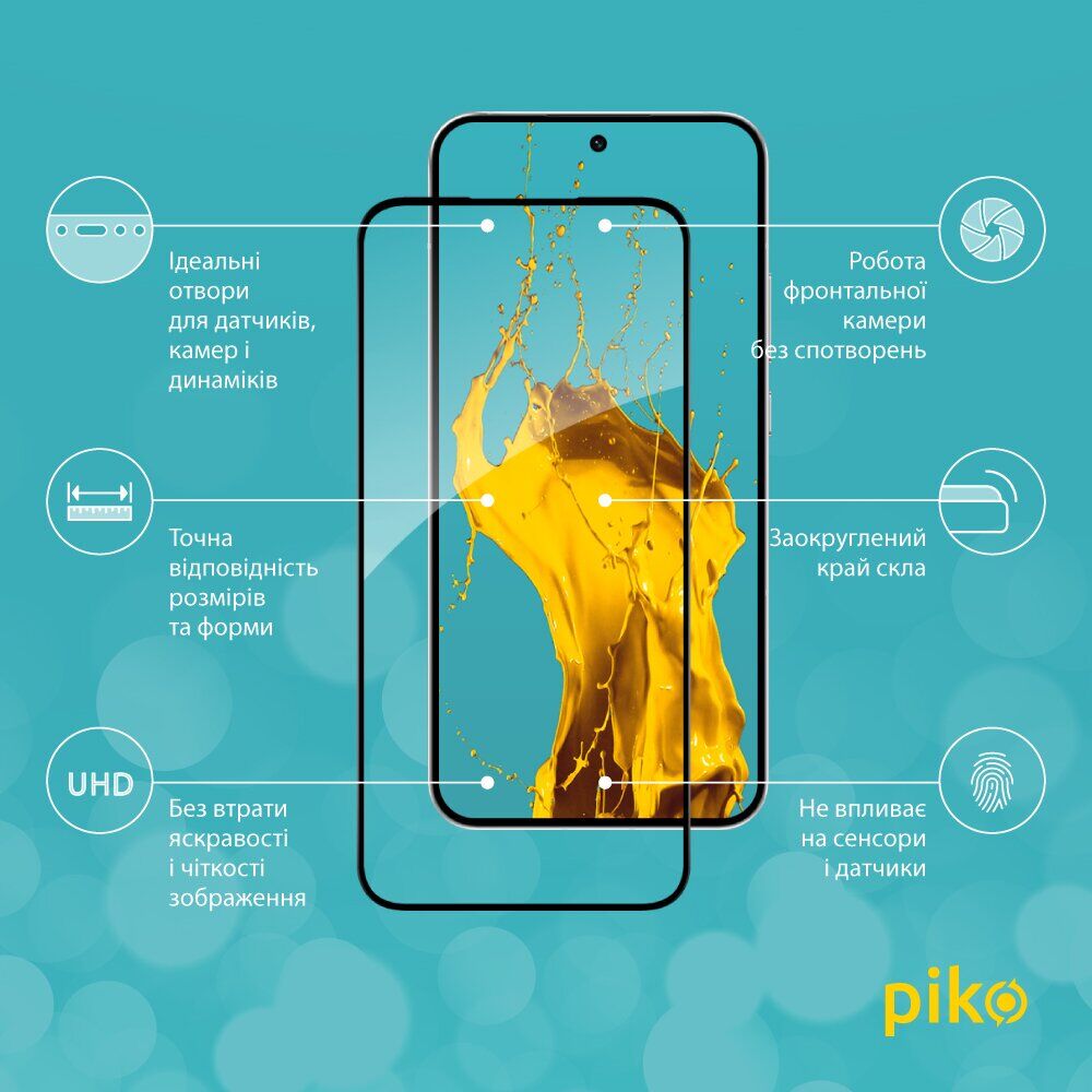 Захисне скло Piko Full Glue для OPPO A6 - Black. Фото 3 Захисне скло Piko Full Glue для OPPO A6 - Black (408201B). Фото 3 з 5