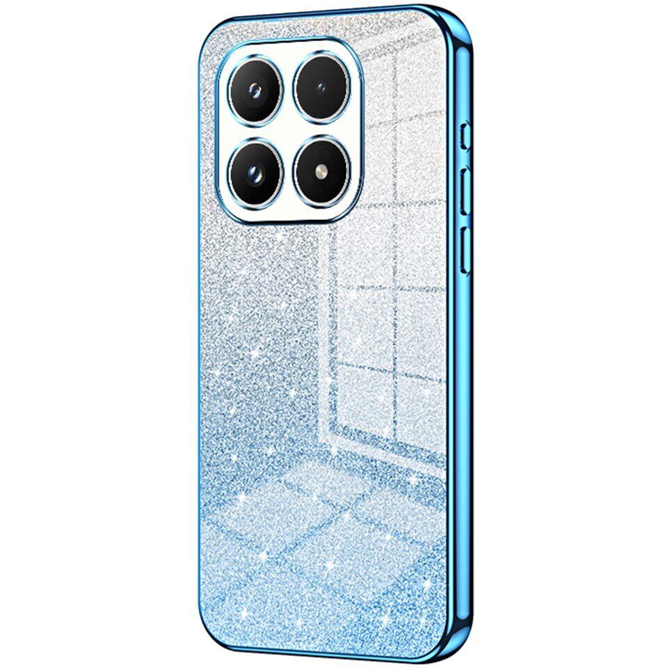 Захисний чохол Deexe Sparkles Cover для Xiaomi 17 - Blue (390646L