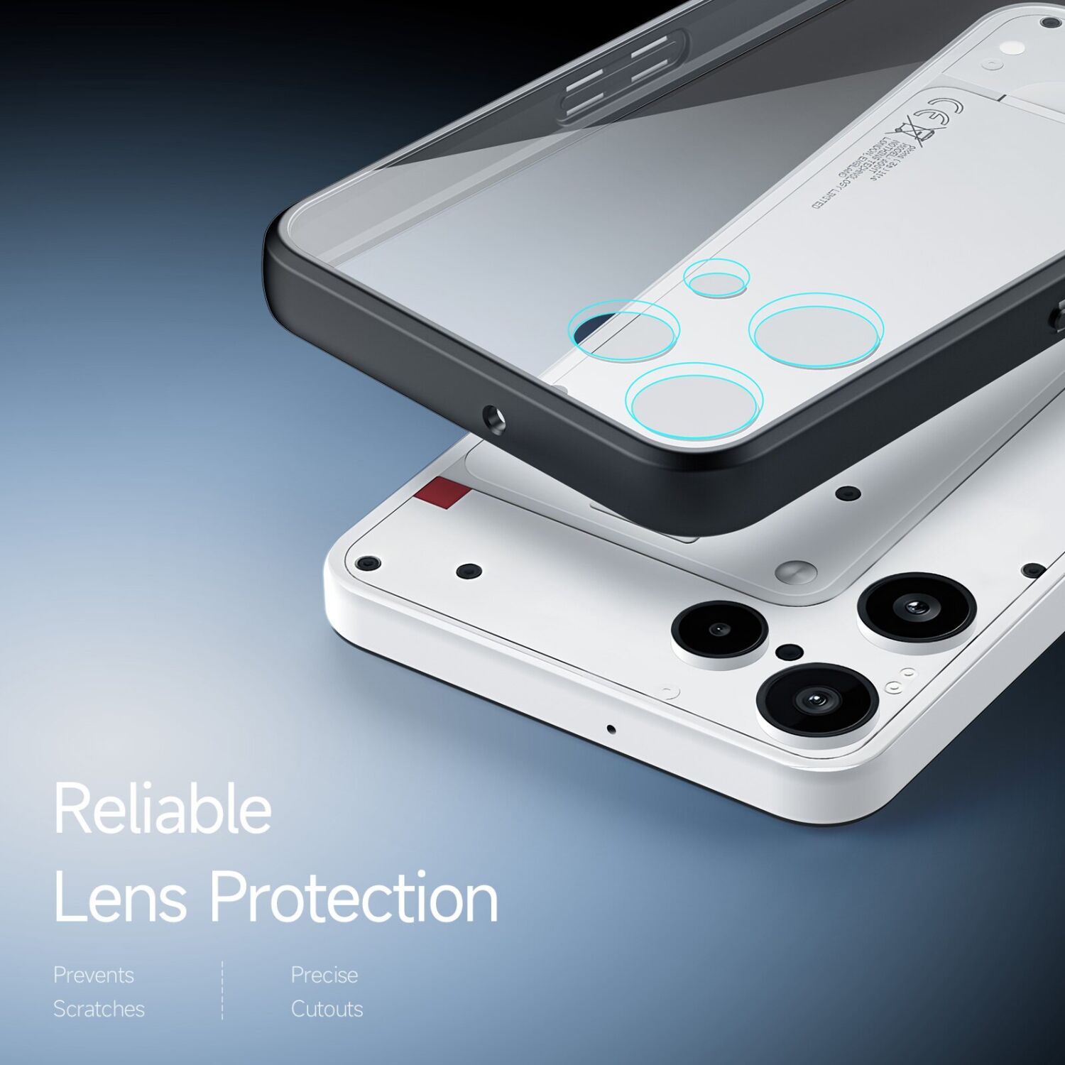 Захисний чохол DUX DUCIS Aimo Series для Nothing Phone (3a) Lite - Black. Фото 5 Захисний чохол DUX DUCIS Aimo Series для Nothing Phone (3a) Lite - Black (405401B). Фото 5 з 9