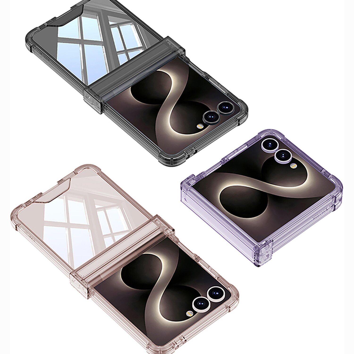 Защитный чехол GKK Airbag Clear Case для Samsung Galaxy Flip 8 - Transparent. Фото 6 Защитный чехол GKK Airbag Clear Case для Samsung Galaxy Flip 8 - Transparent (423524T). Фото 6 из 8
