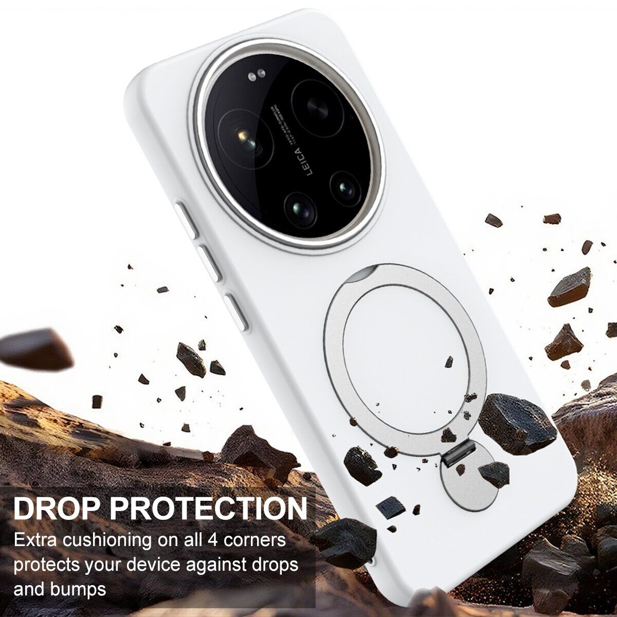 Защитный чехол Reframe Draco Casе для Xiaomi 17 Ultra - Apricot. Фото 3 Защитный чехол Reframe Draco Casе для Xiaomi 17 Ultra - Apricot (407556A). Фото 3 из 7