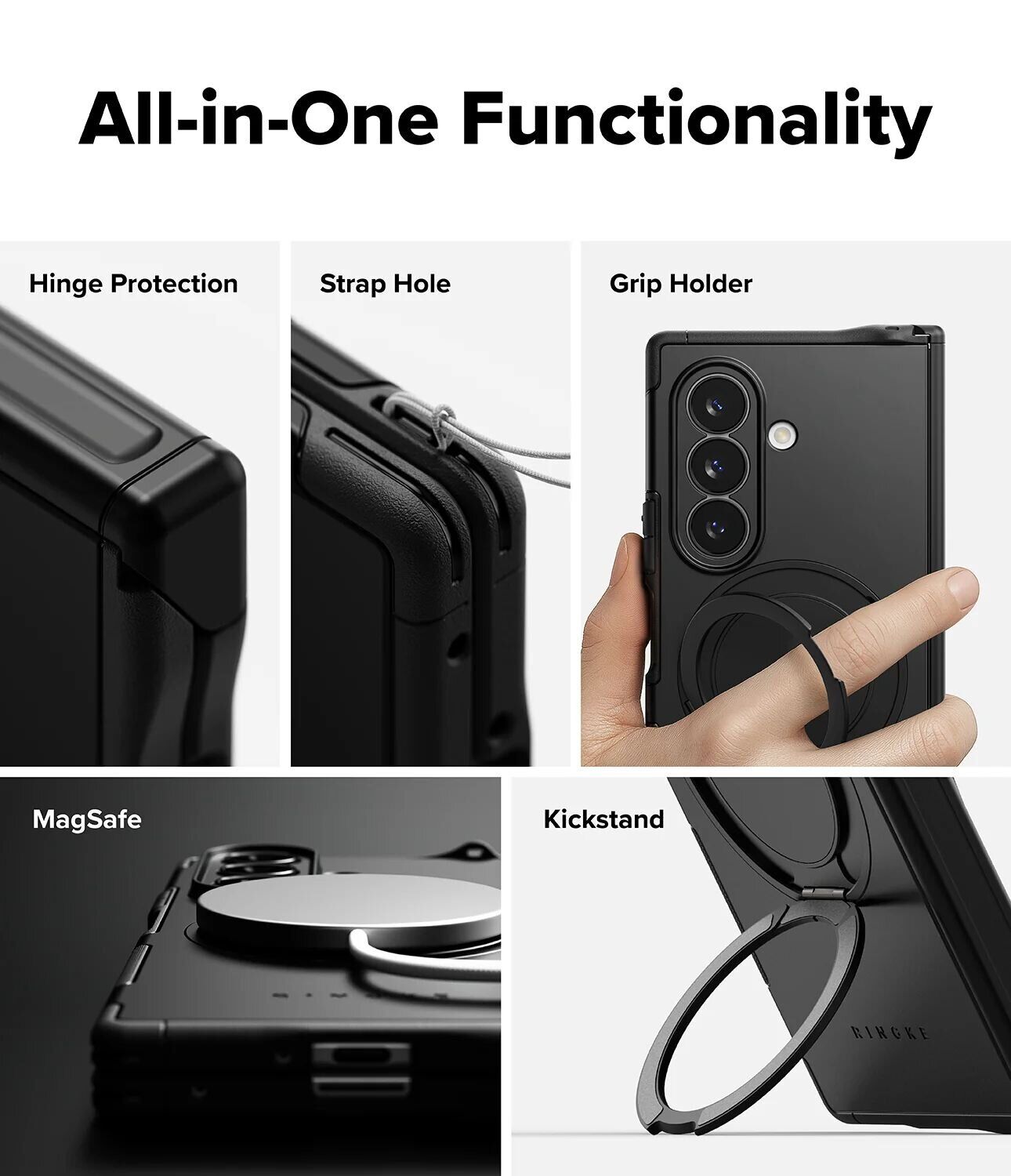 Защитный чехол Ringke Alles Magnetic для Samsung Galaxy Fold 8 Ultra (8800380460492) - Black. Фото 5 Защитный чехол Ringke Alles Magnetic для Samsung Galaxy Fold 8 Ultra (8800380460492) - Black (424103B). Фото 5 из 24
