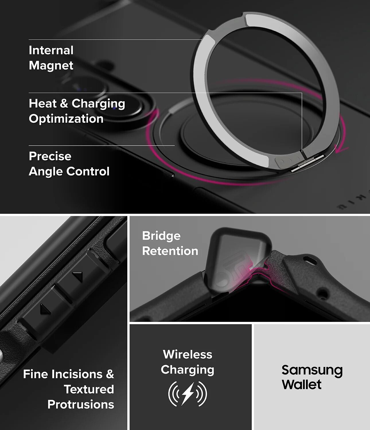 Защитный чехол Ringke Alles Magnetic для Samsung Galaxy Fold 8 Ultra (8800380460492) - Black. Фото 18 Защитный чехол Ringke Alles Magnetic для Samsung Galaxy Fold 8 Ultra (8800380460492) - Black (424103B). Фото 18 из 24