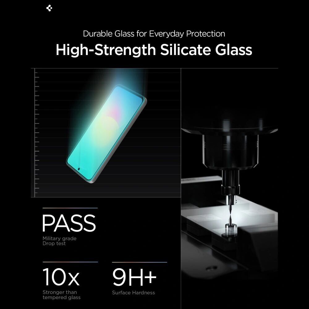Комплект защитных стекол Spigen GLAS.tR EZ Fit Pro (FP) для Samsung Galaxy A27 (A276) AGL11810. Фото 7 Комплект защитных стекол Spigen GLAS.tR EZ Fit Pro (FP) для Samsung Galaxy A27 (A276) AGL11810 (408675). Фото 7 из 10