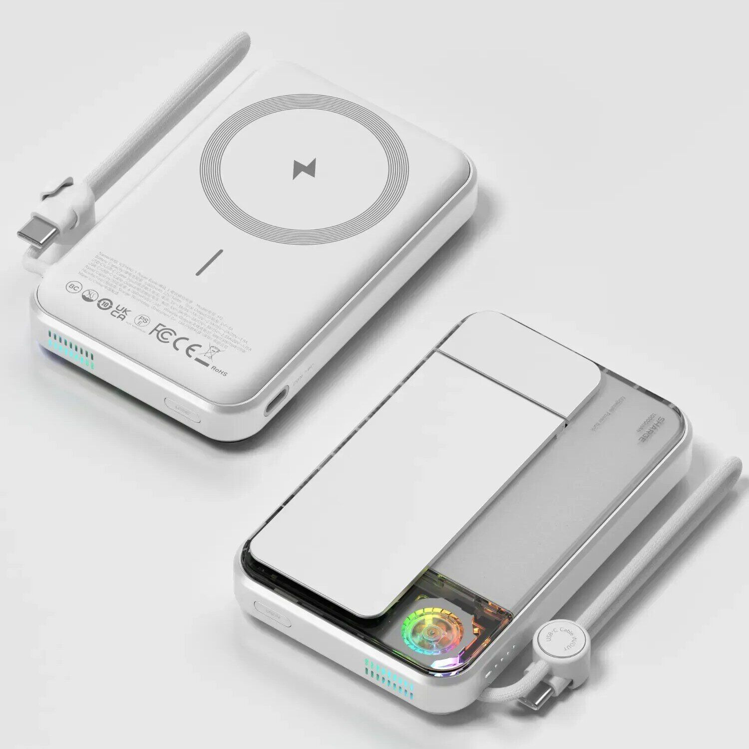 Внешний аккумулятор Sharge ICE Mag3 35W (10000mAh) + кабель Type-C - Black. Фото 9 Внешний аккумулятор Sharge ICE Mag3 35W (10000mAh) + кабель Type-C - Black (995729B). Фото 9 из 11