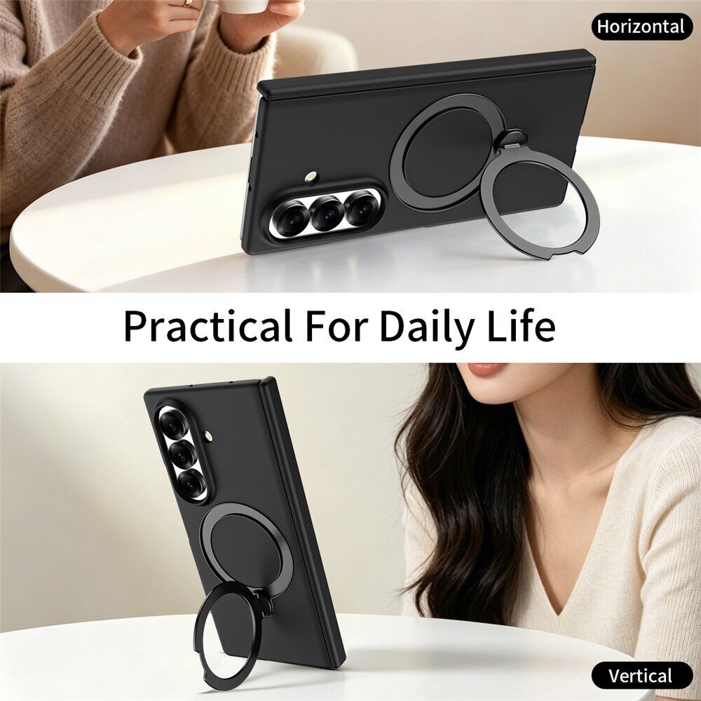 Защитный чехол Reframe Rotating Kickstand Case для Samsung Galaxy Fold 8 Ultra - Black. Фото 3 Защитный чехол Reframe Rotating Kickstand Case для Samsung Galaxy Fold 8 Ultra - Black (424022B). Фото 3 из 8
