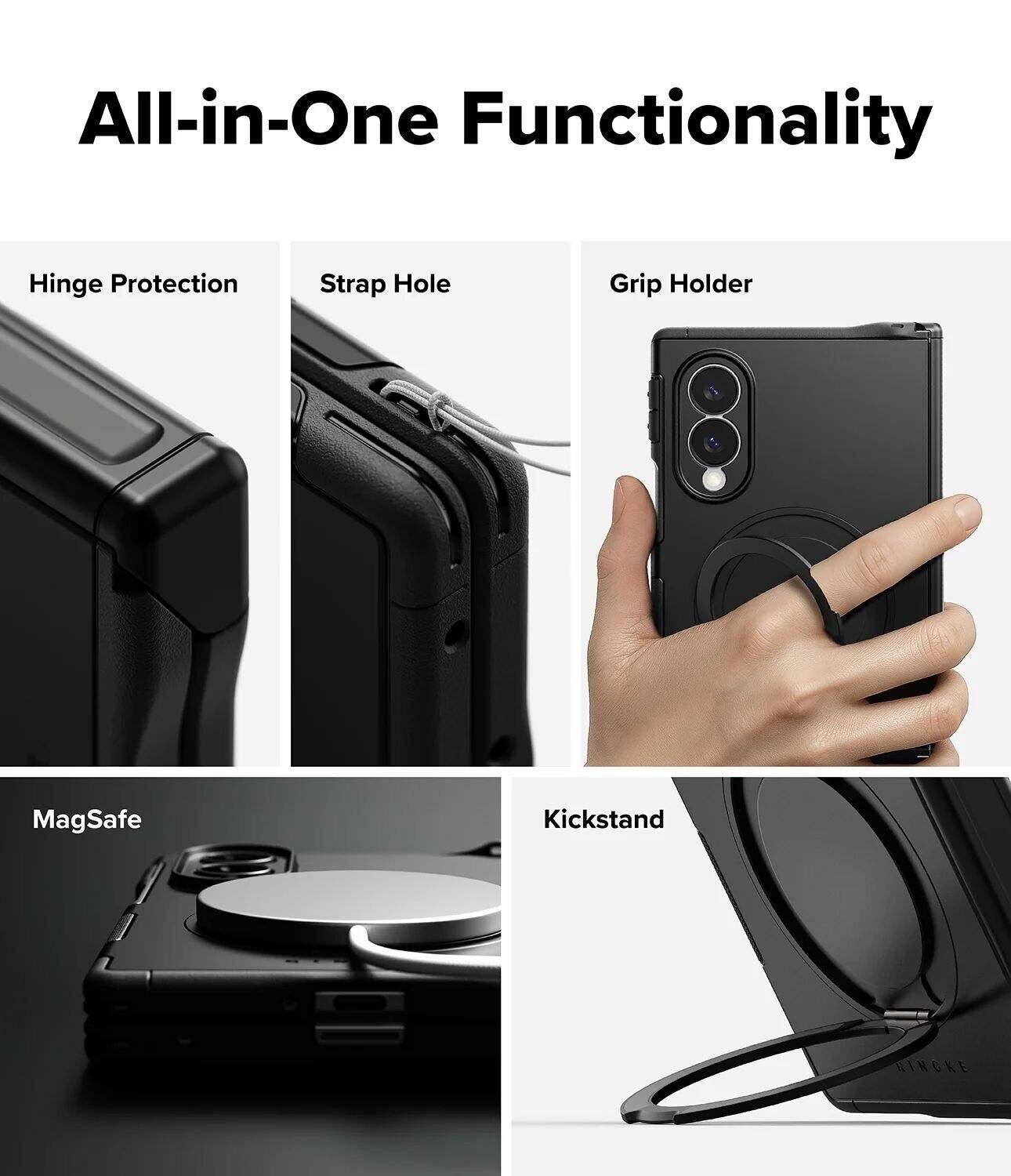 Защитный чехол Ringke Alles Magnetic для Samsung Galaxy Fold 8 (8800380460553) - Black. Фото 5 Защитный чехол Ringke Alles Magnetic для Samsung Galaxy Fold 8 (8800380460553) - Black (424579B). Фото 5 из 24