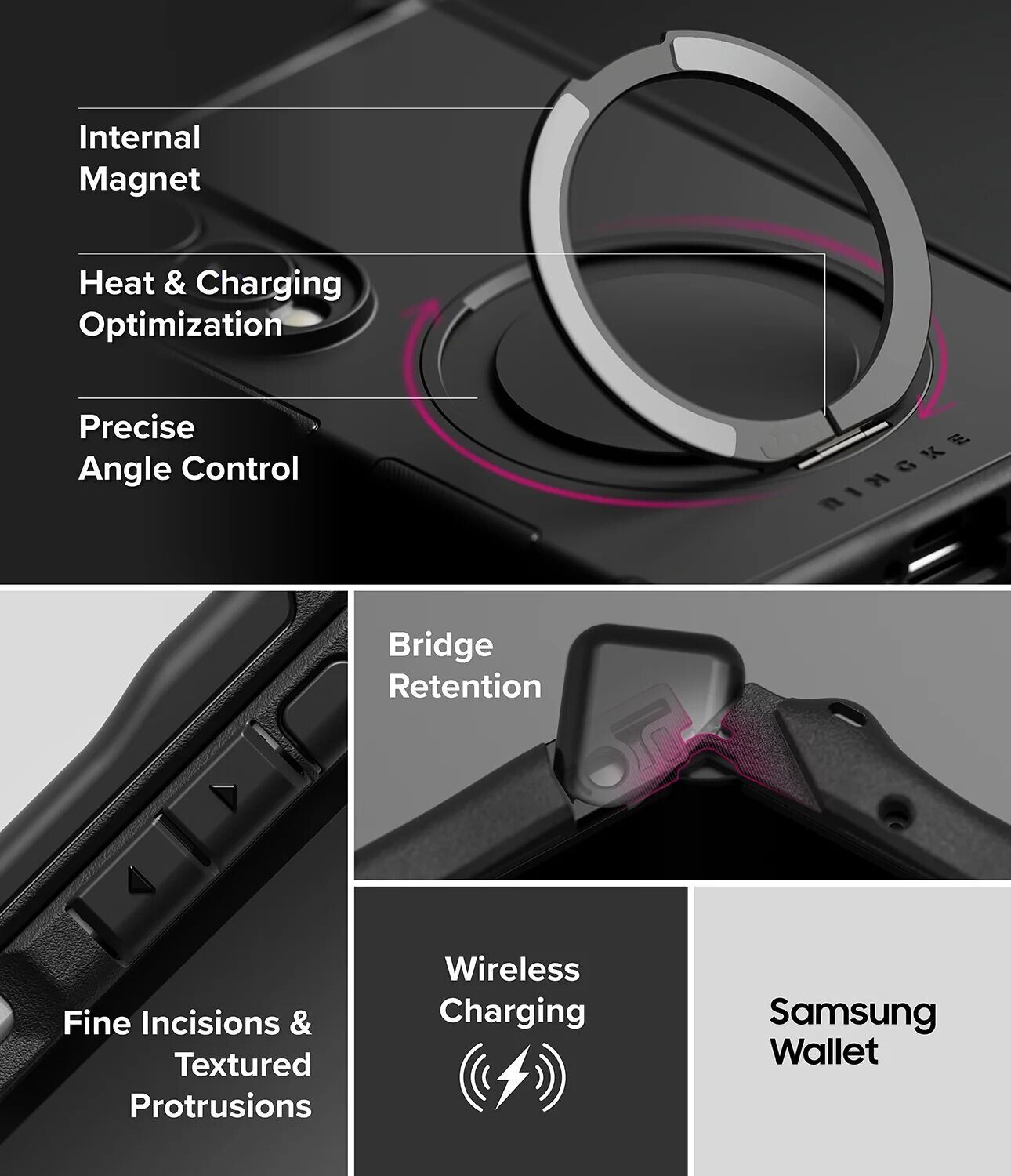 Защитный чехол Ringke Alles Magnetic для Samsung Galaxy Fold 8 (8800380460553) - Black. Фото 18 Защитный чехол Ringke Alles Magnetic для Samsung Galaxy Fold 8 (8800380460553) - Black (424579B). Фото 18 из 24