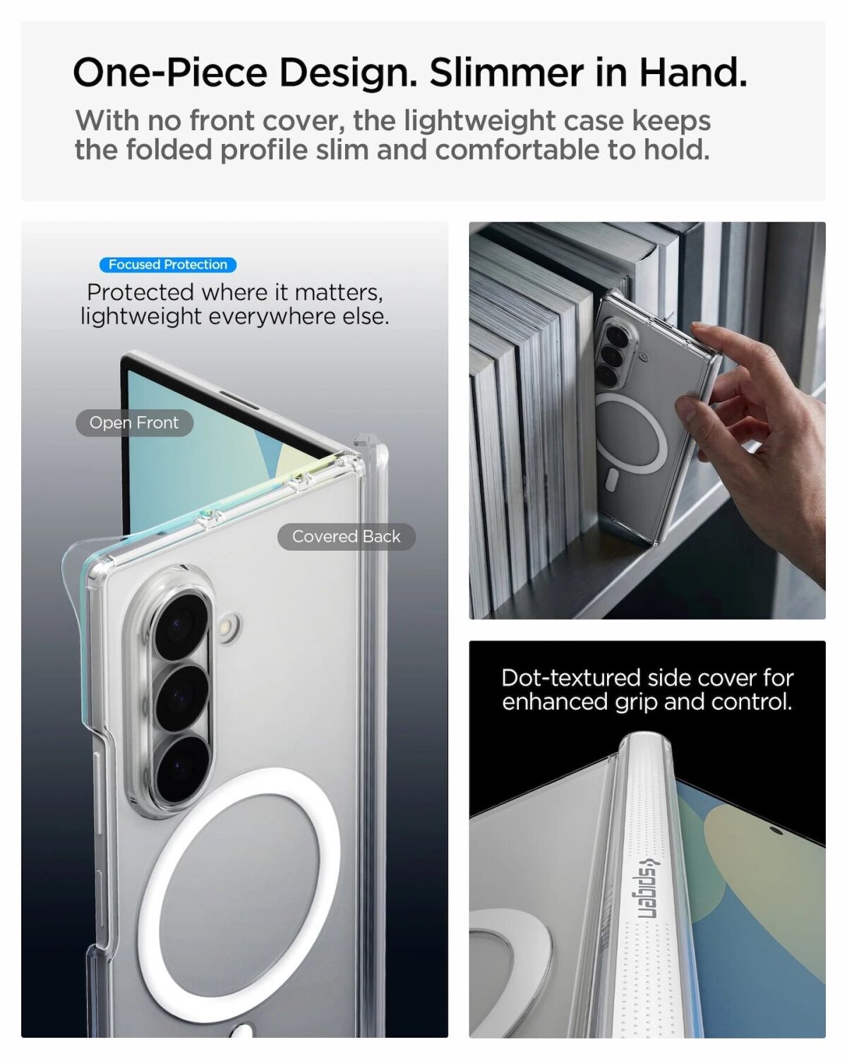 Защитный чехол Spigen AirSkin Zero (MagFit) для Samsung Galaxy Fold 8 Ultra (ACS11495) - Clear. Фото 10 Защитный чехол Spigen AirSkin Zero (MagFit) для Samsung Galaxy Fold 8 Ultra (ACS11495) - Clear (424074C). Фото 10 из 13