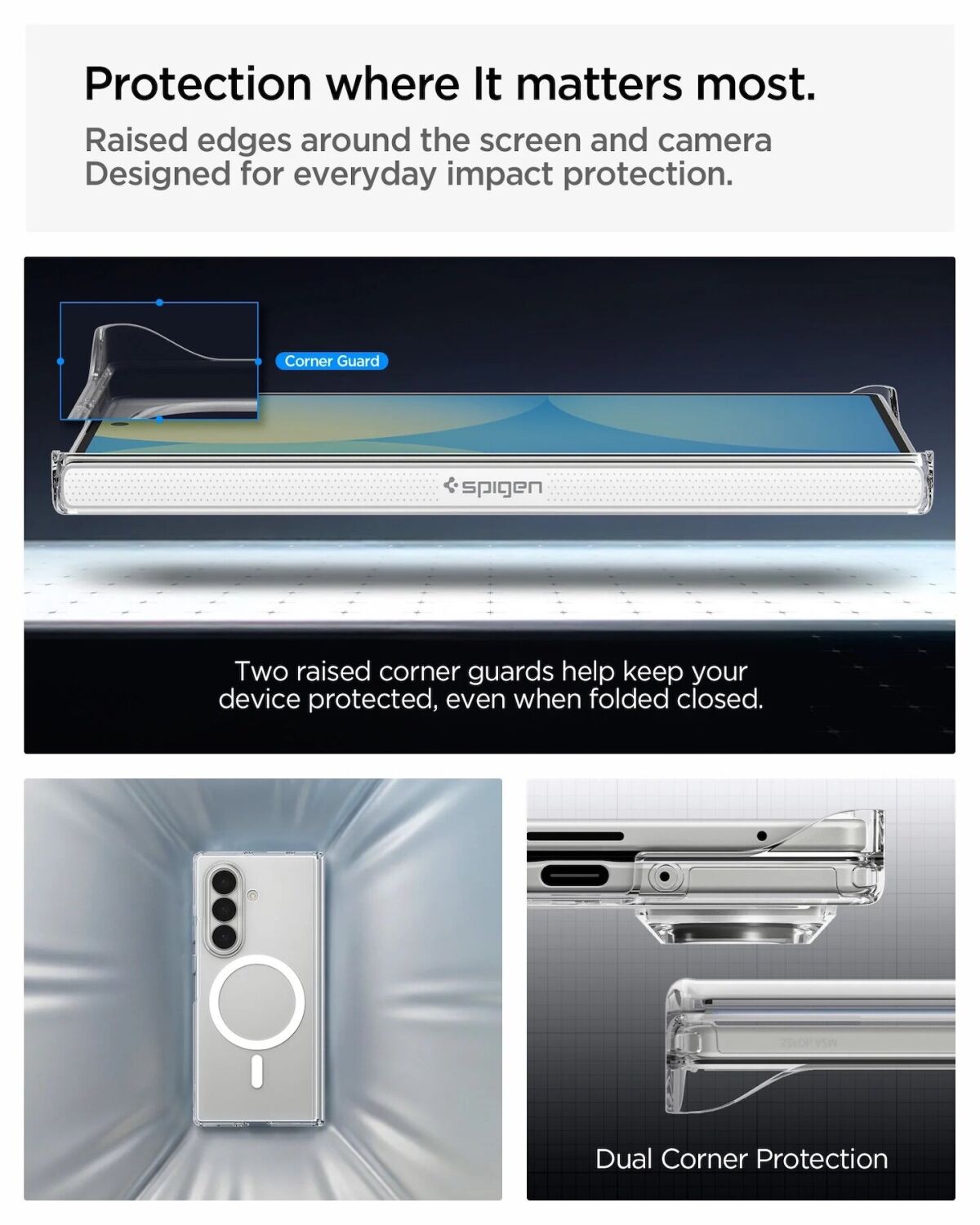 Защитный чехол Spigen AirSkin Zero (MagFit) для Samsung Galaxy Fold 8 Ultra (ACS11495) - Clear. Фото 8 Защитный чехол Spigen AirSkin Zero (MagFit) для Samsung Galaxy Fold 8 Ultra (ACS11495) - Clear (424074C). Фото 8 из 13
