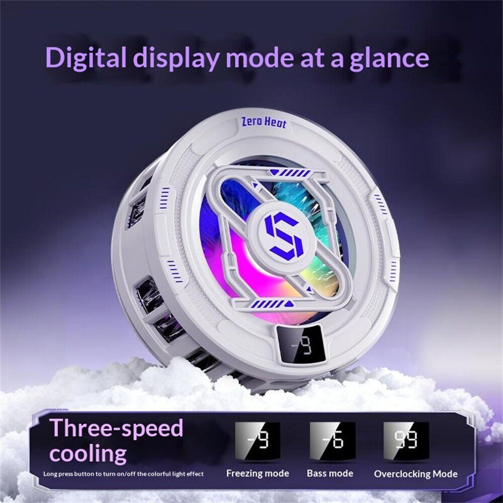 Кулер-вентилятор для смартфона Reframe K52 Magnetic Cooler Clip - Black. Фото 5 Кулер-вентилятор для смартфона Reframe K52 Magnetic Cooler Clip - Black (222144B). Фото 5 из 7