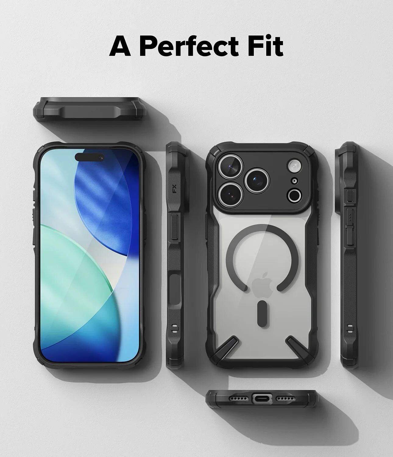 Защитный чехол Ringke Fusion X MagSafe для iPhone 18 Pro Max (8800380461758) - Black. Фото 17 Защитный чехол Ringke Fusion X MagSafe для iPhone 18 Pro Max (8800380461758) - Black (423983B). Фото 17 из 22