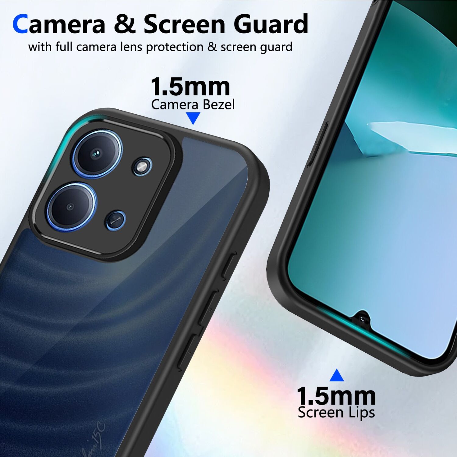 Защитный чехол Deexe Matte Skin для Xiaomi Redmi 17 - Transparent Black. Фото 7 Защитный чехол Deexe Matte Skin для Xiaomi Redmi 17 - Transparent Black (429032TB). Фото 7 из 8